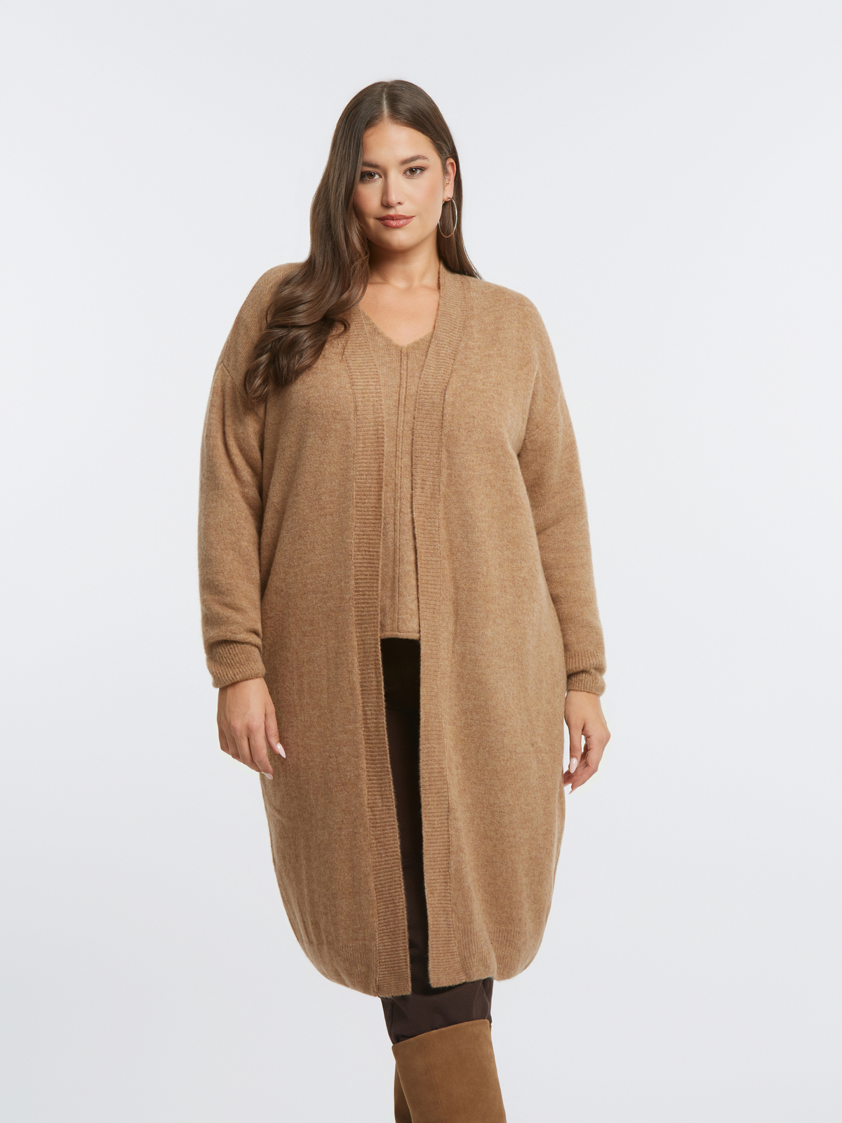 Πλεκτή ζακέτα με μαλλί φωτογραφία