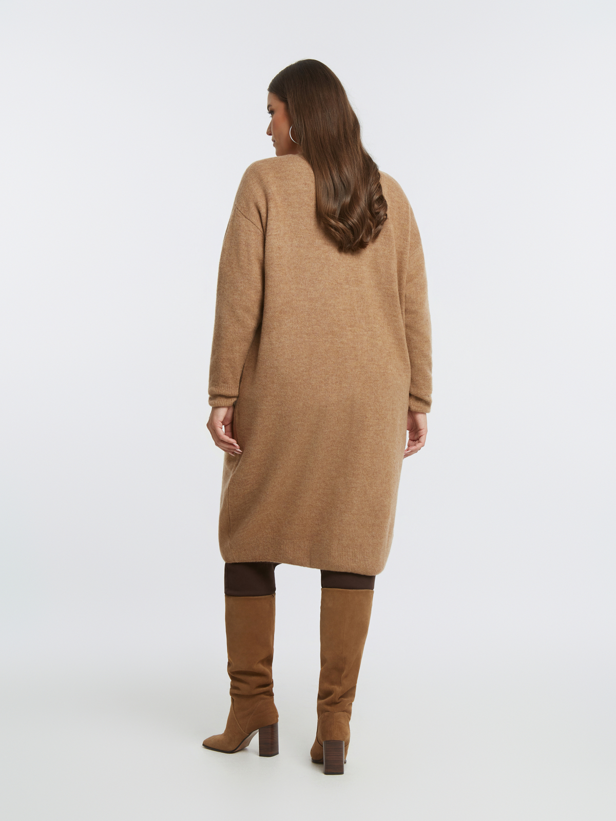 Πλεκτή ζακέτα με μαλλί φωτογραφία