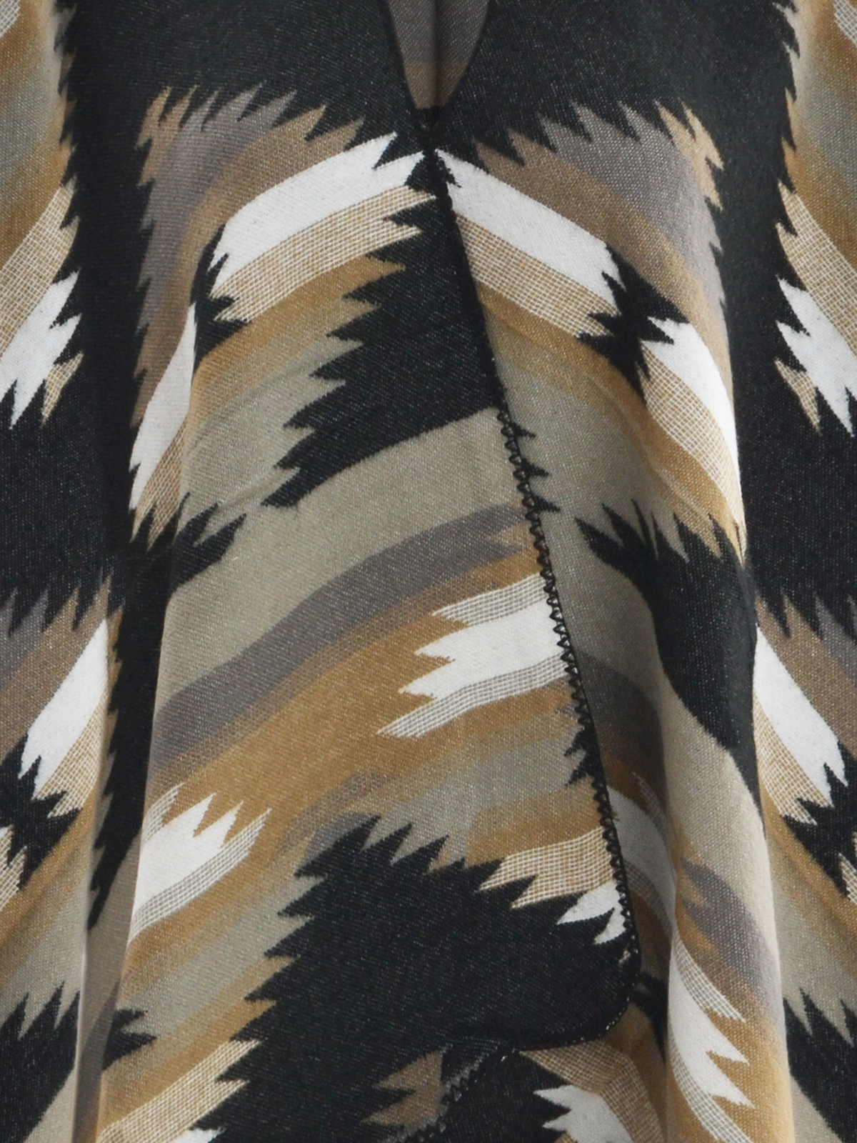 Πόντσο με ethnic γεωμετρικό σχέδιο φωτογραφία