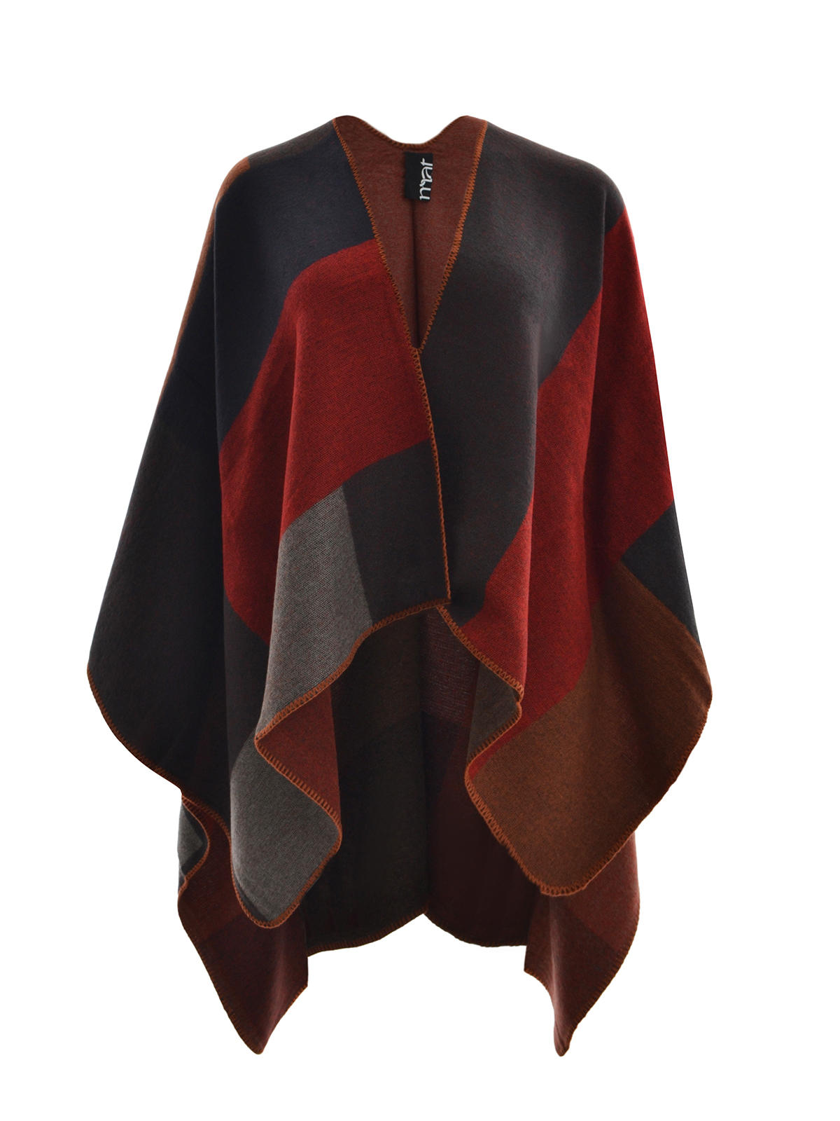 Πόντσο με γεωμετρικό σχέδιο φωτογραφία