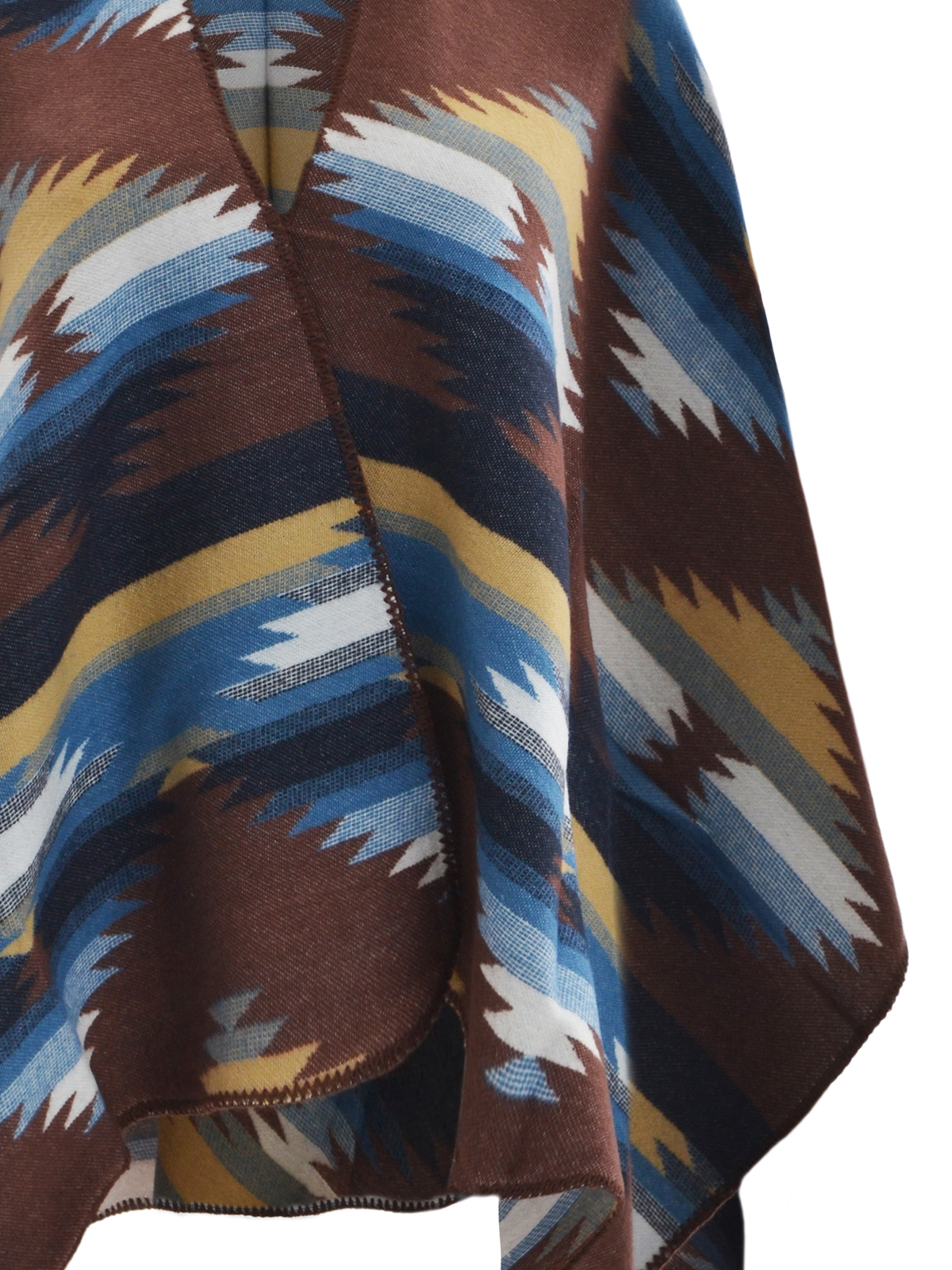 Πόντσο με ethnic γεωμετρικό σχέδιο φωτογραφία