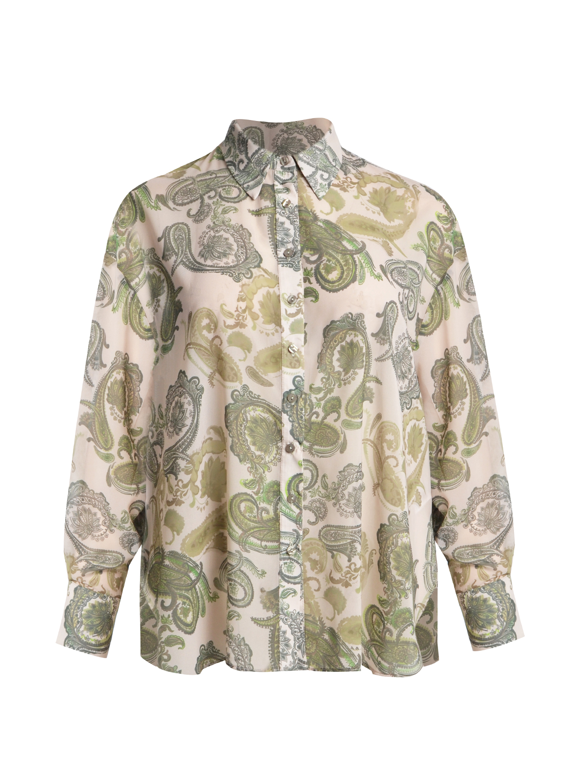 Πουκάμισο μουσελίνα με paisley σχέδιο φωτογραφία