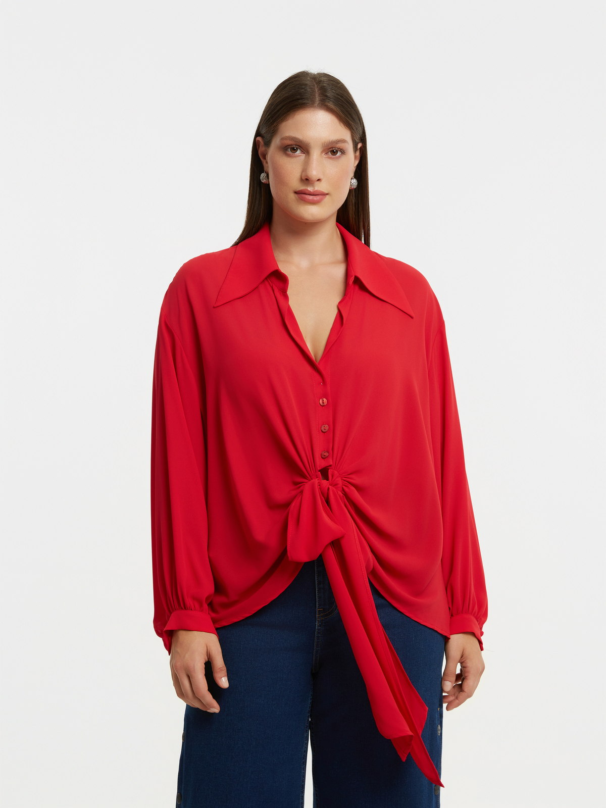 Πουκάμισο με δέσιμο μπροστά φωτογραφία