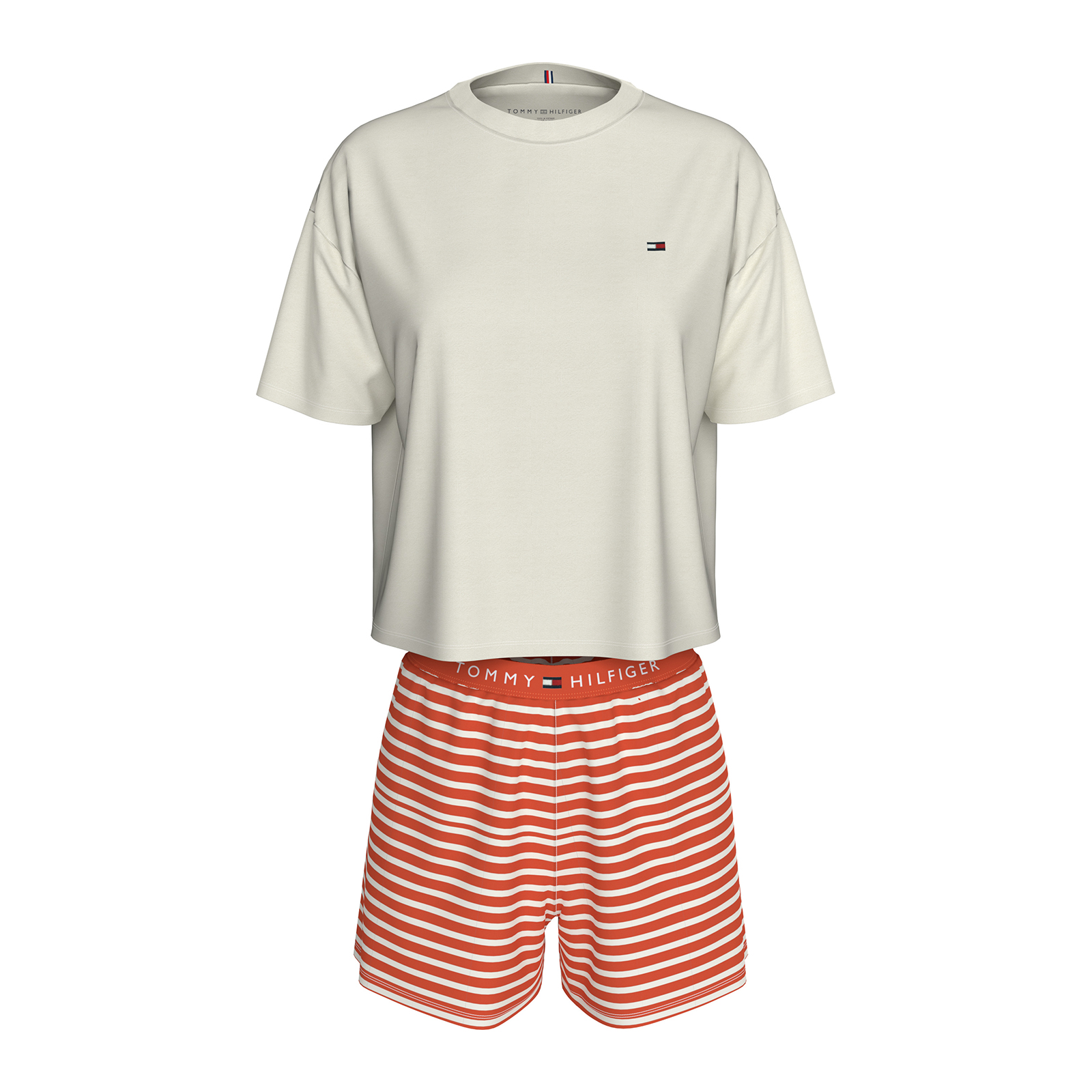 TOMMY HILFIGER Σετ Pyjama Από Βαμβάκι