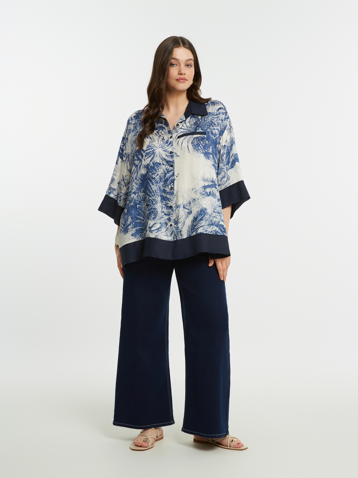 Women's Shirts Mat Fashion Blue