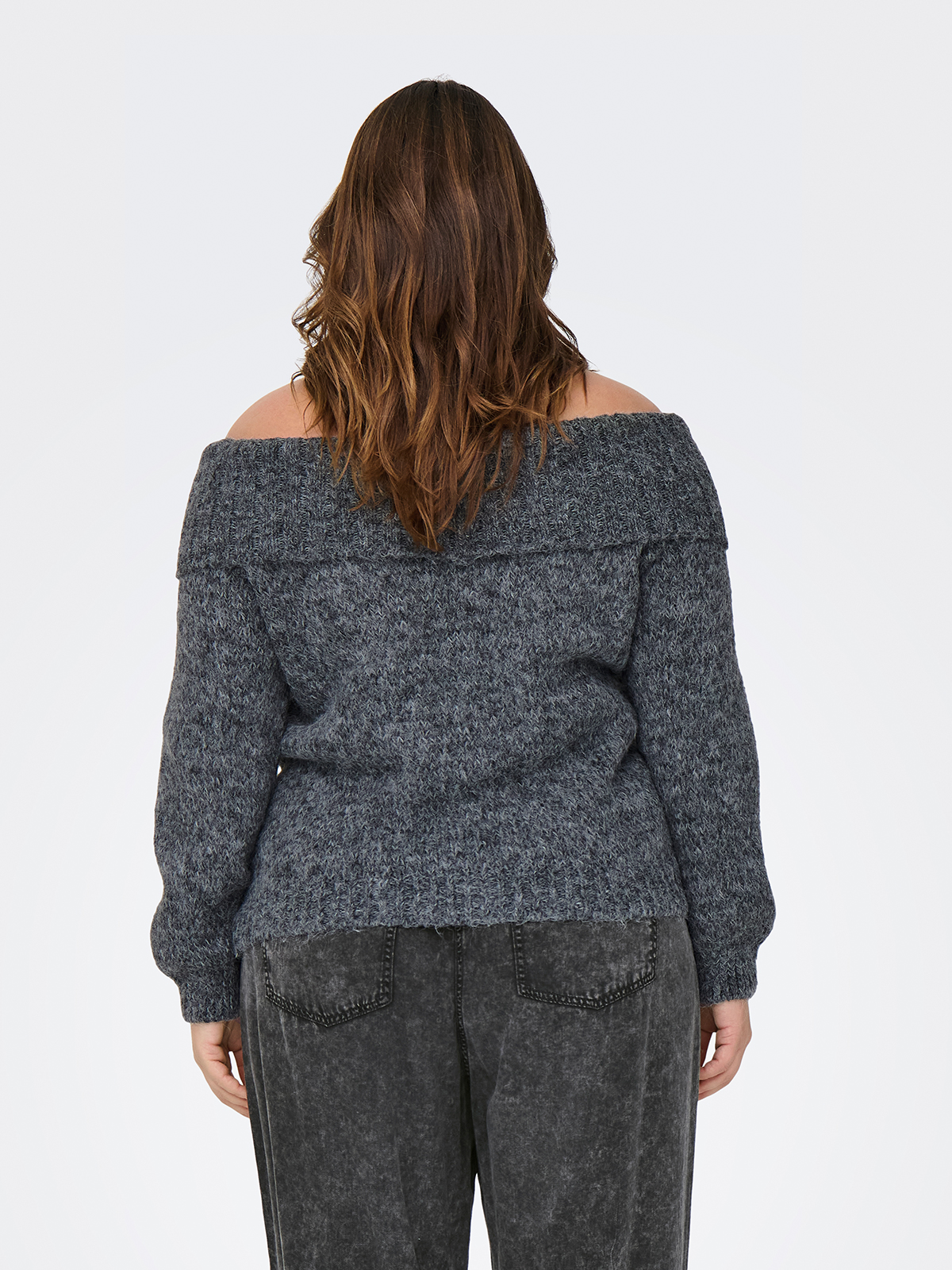 Μπλούζα πλεκτή off shoulder Carmarie φωτογραφία