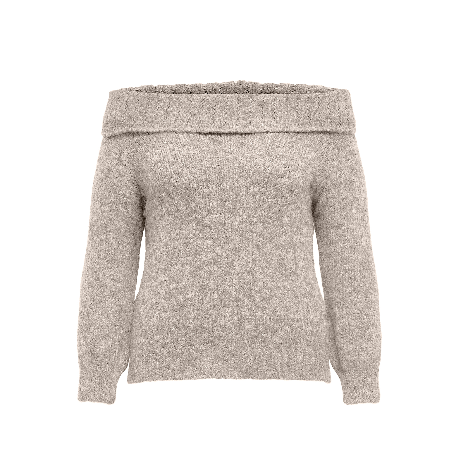 ONLY CARMAKOMA Μπλούζα πλεκτή off shoulder Carmarie