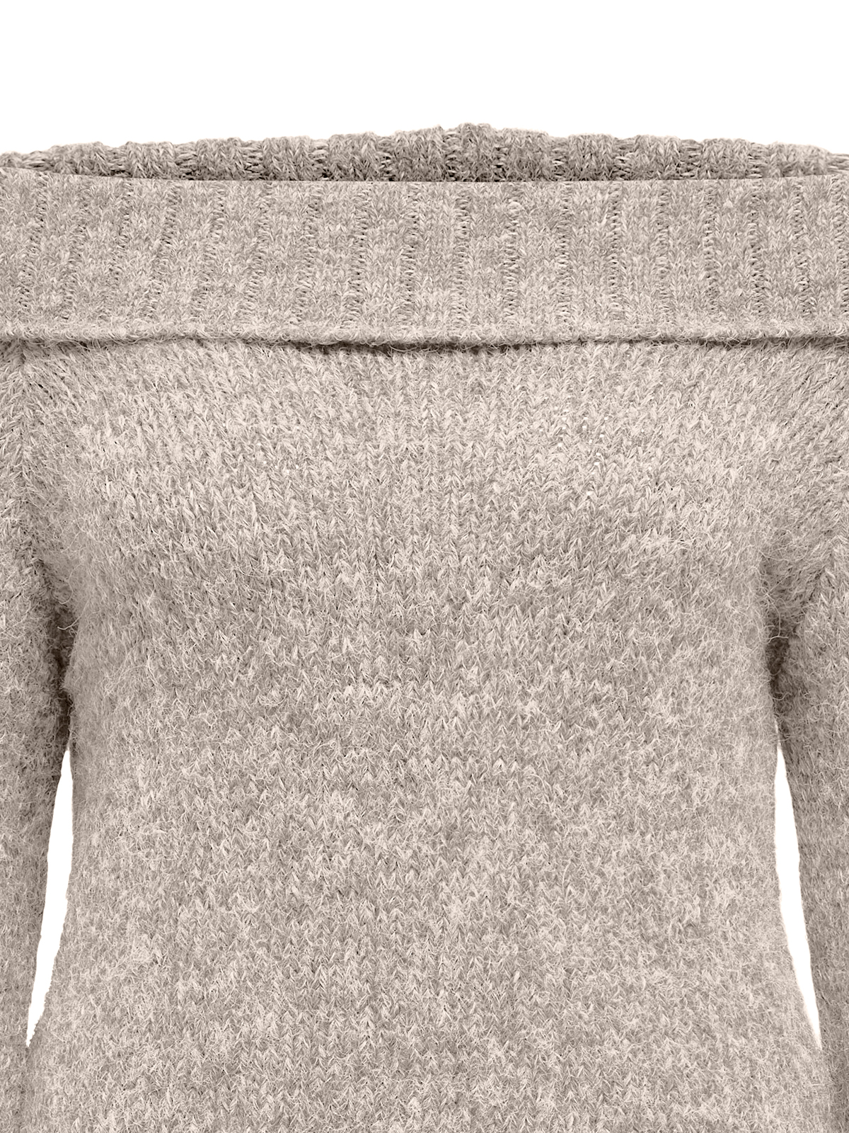 Μπλούζα πλεκτή off shoulder Carmarie φωτογραφία