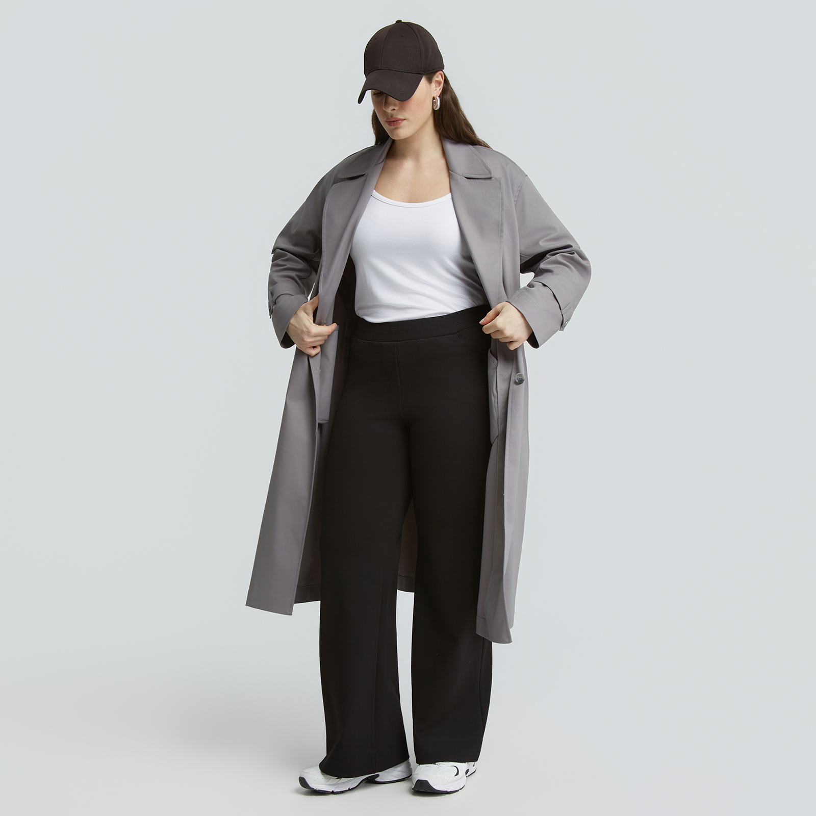 Push up flare stretch pants with back pockets