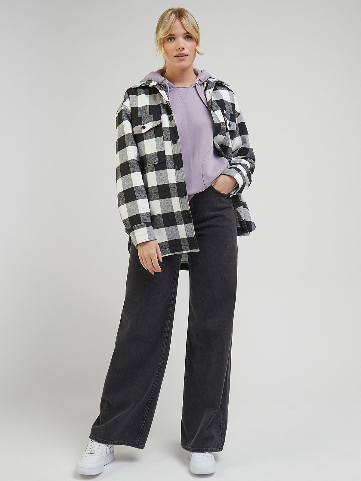 Πουκάμισο overshirt καρό φωτογραφία