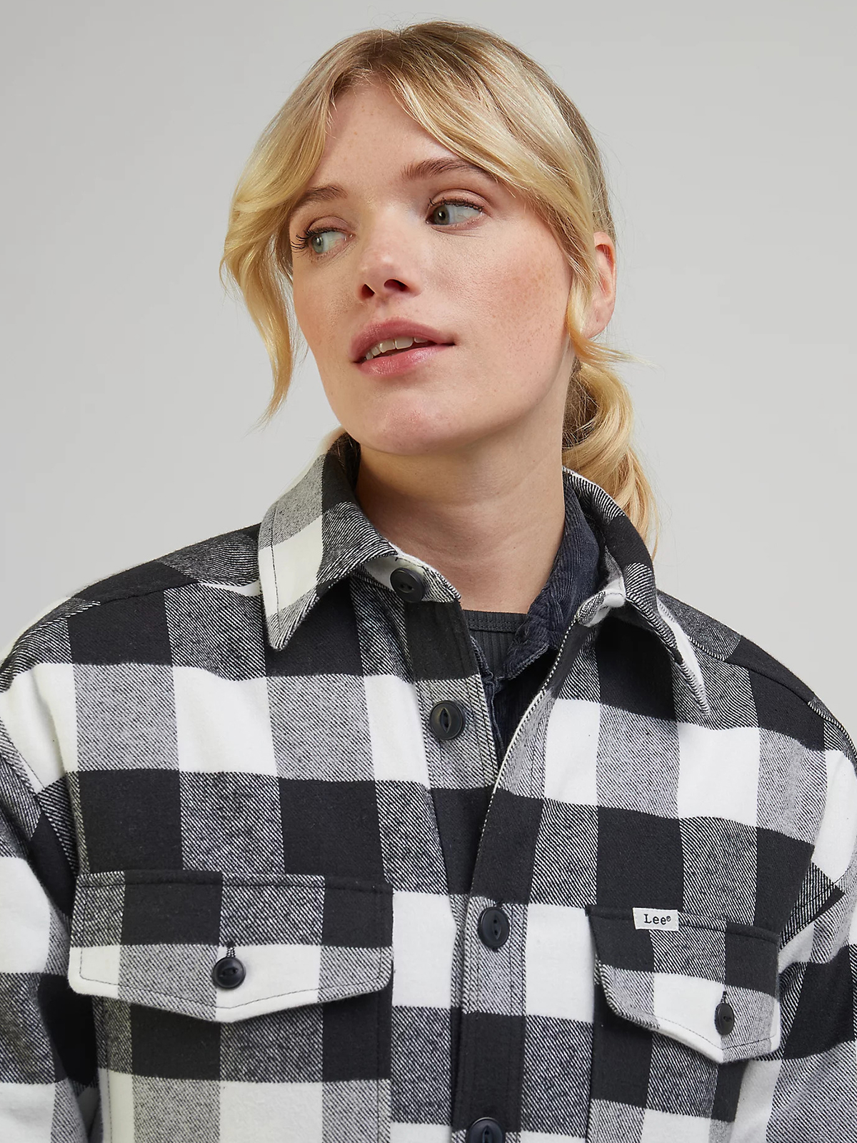 Πουκάμισο overshirt καρό φωτογραφία