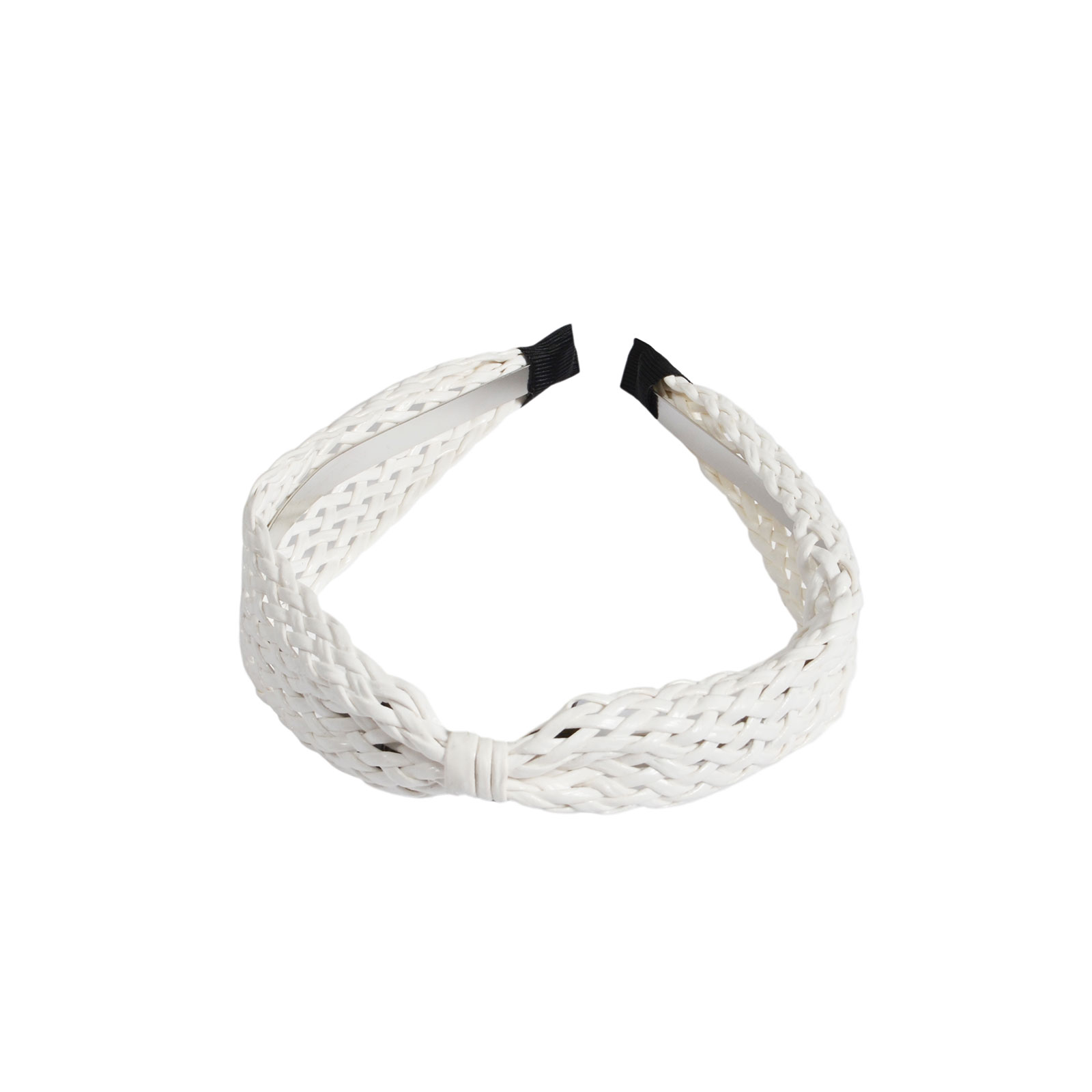 Rattan top knot headband