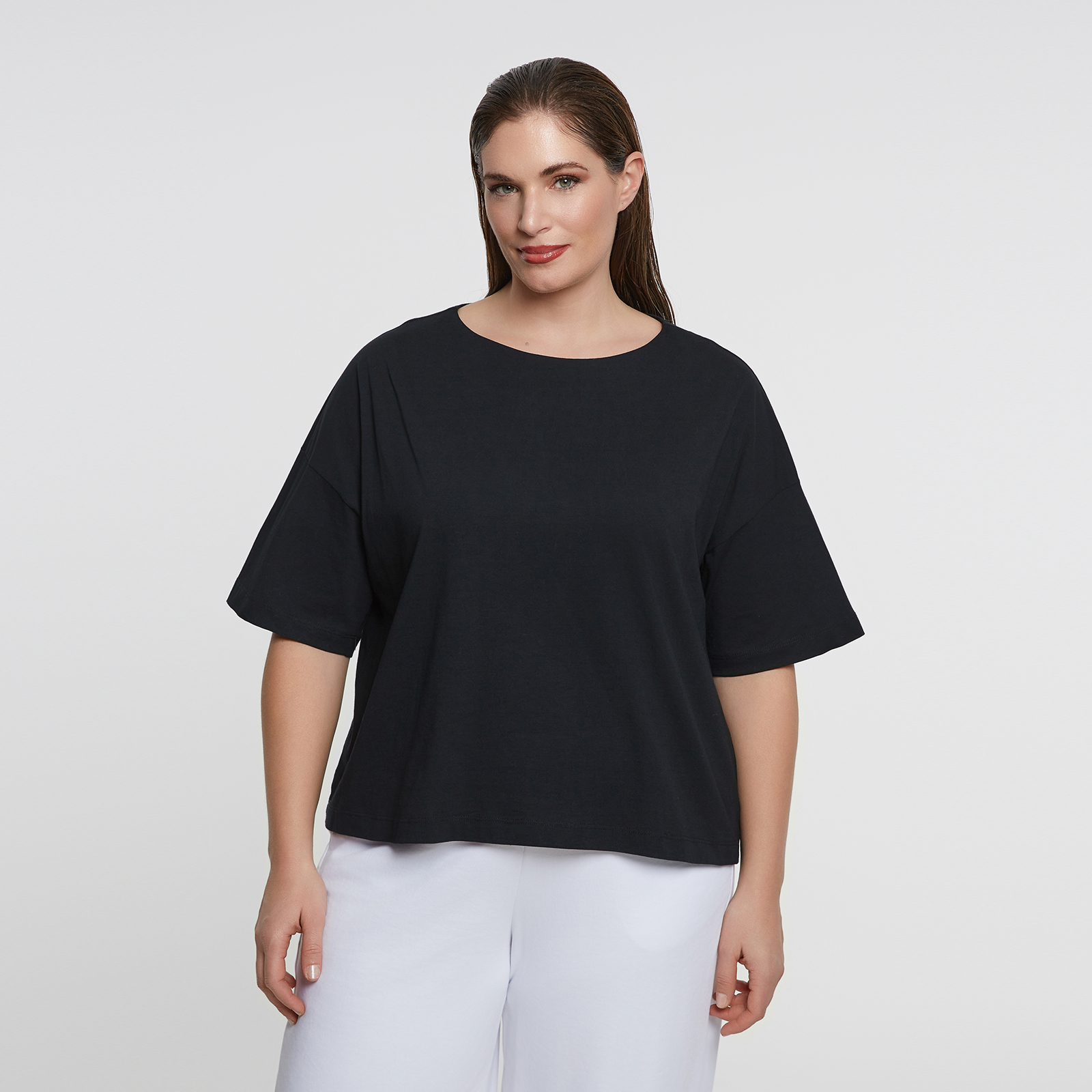 MAT FASHION Βαμβακερό cropped t-shirt