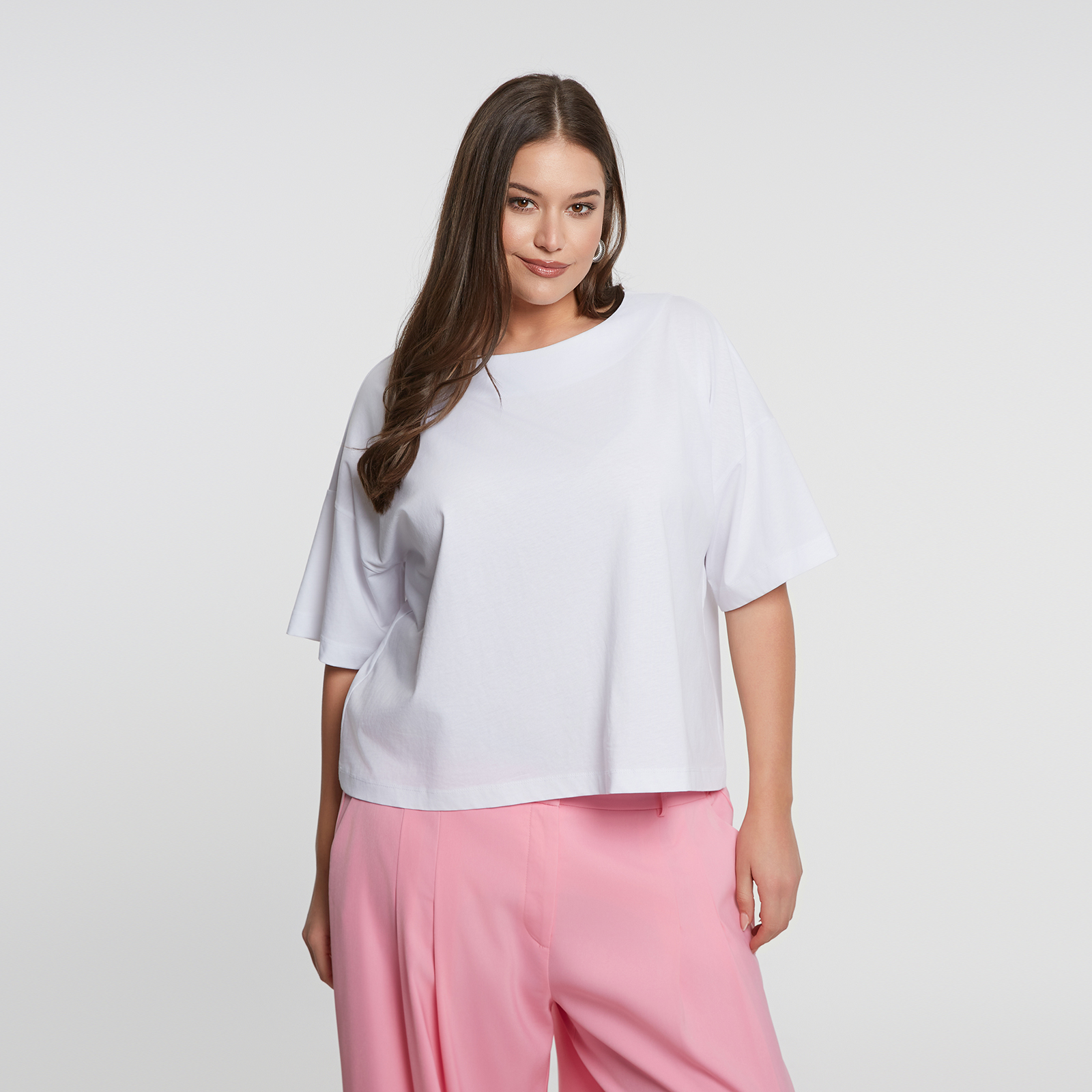 MAT FASHION Βαμβακερό cropped t-shirt