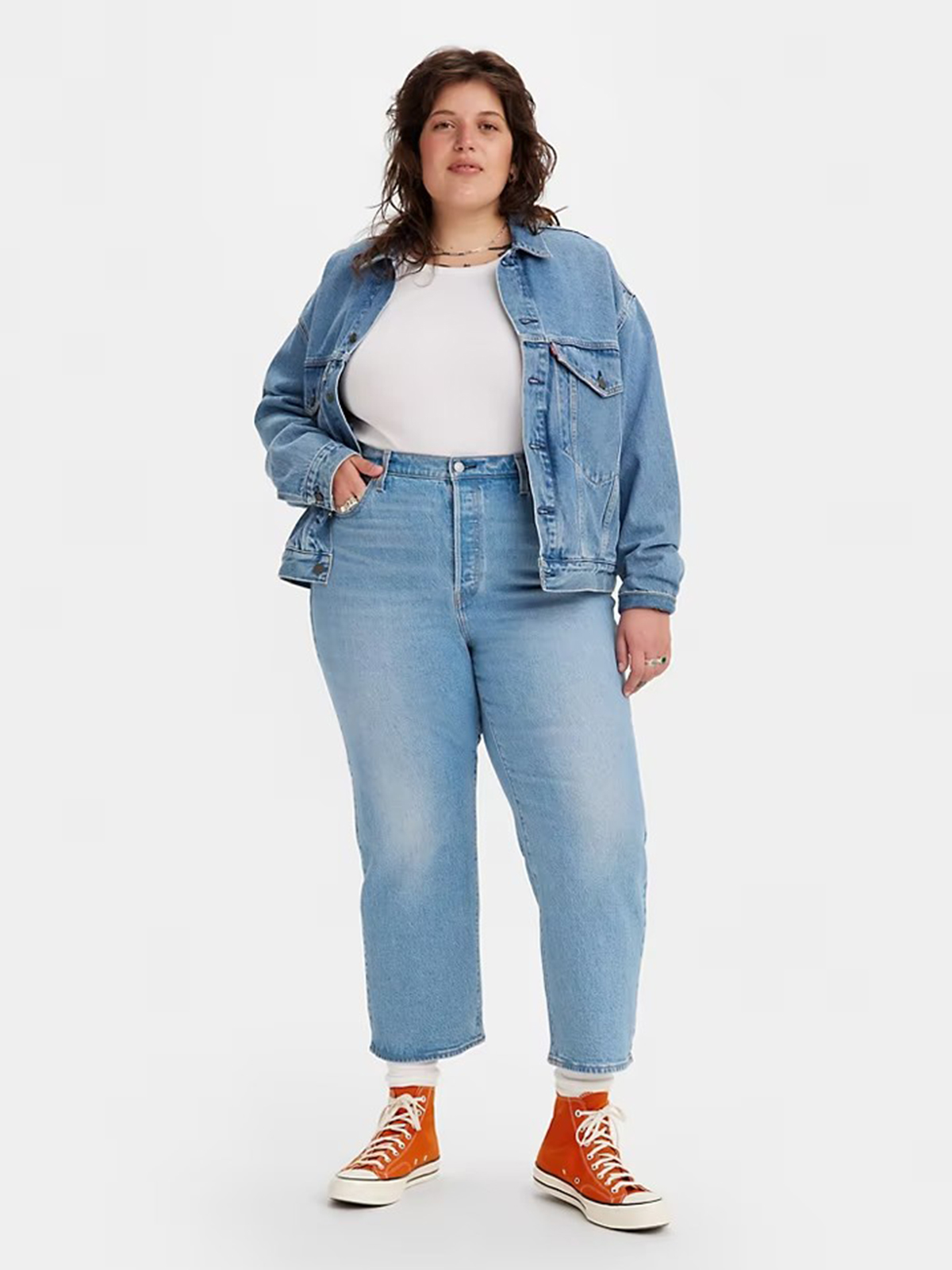 Τζιν Ribcage straight ankle φωτογραφία