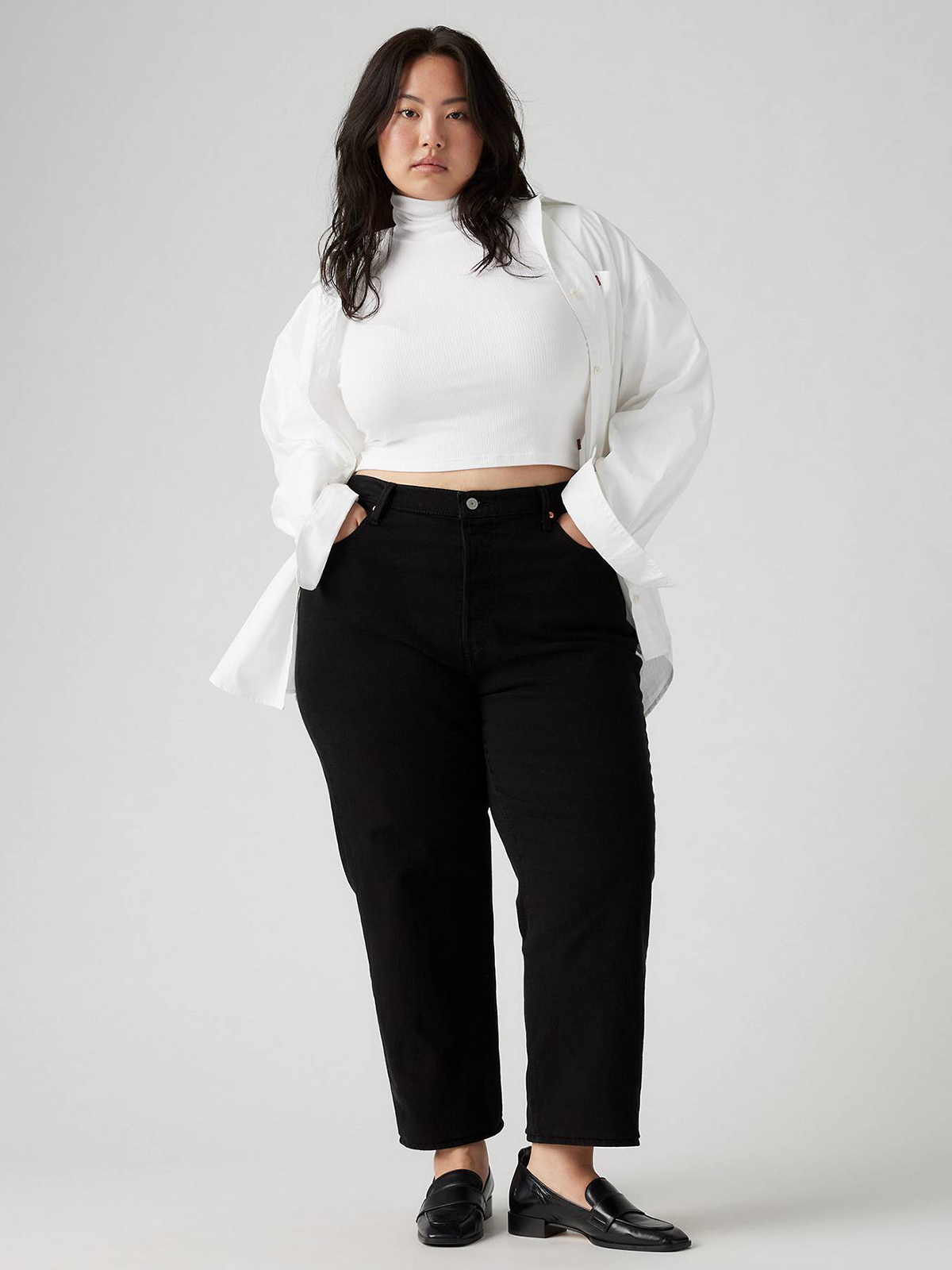 Τζιν Ribcage straight ankle φωτογραφία