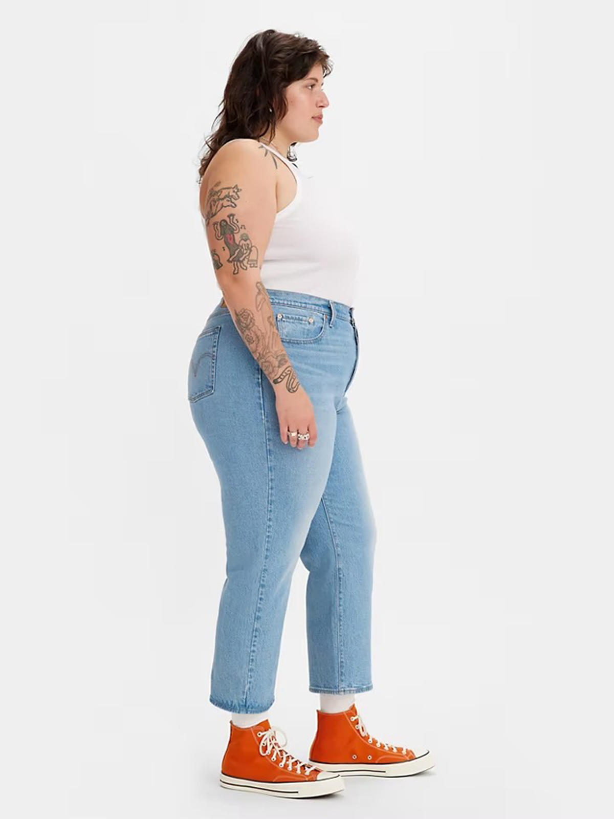 Τζιν Ribcage straight ankle φωτογραφία