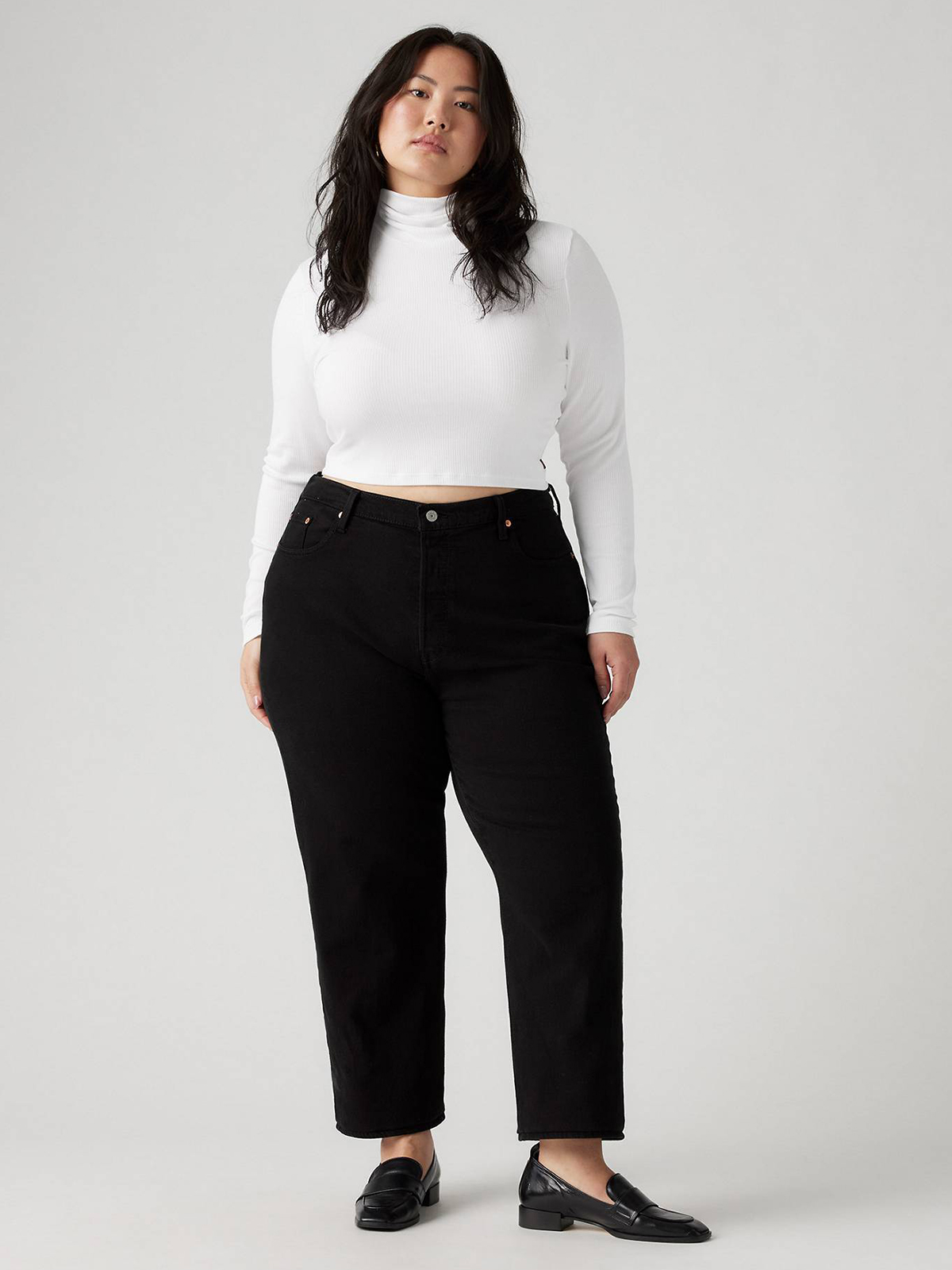 Τζιν Ribcage straight ankle φωτογραφία