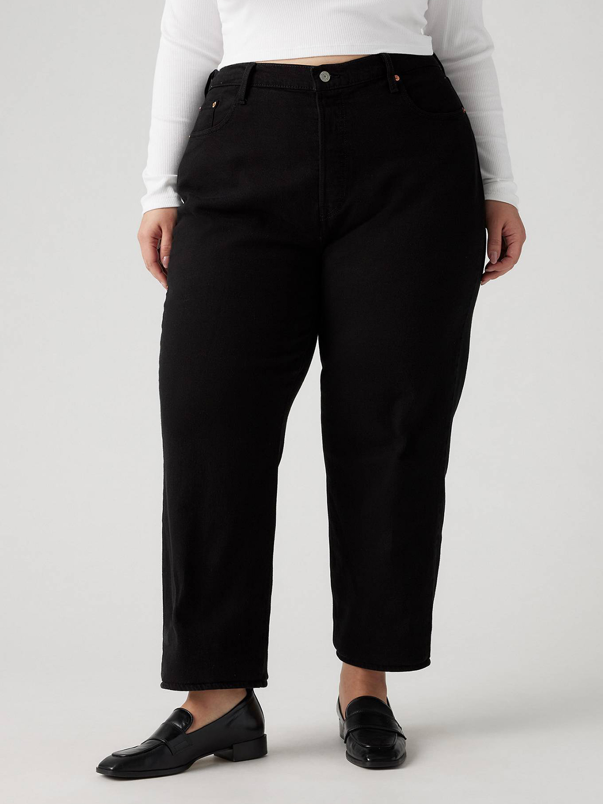 Τζιν Ribcage straight ankle φωτογραφία