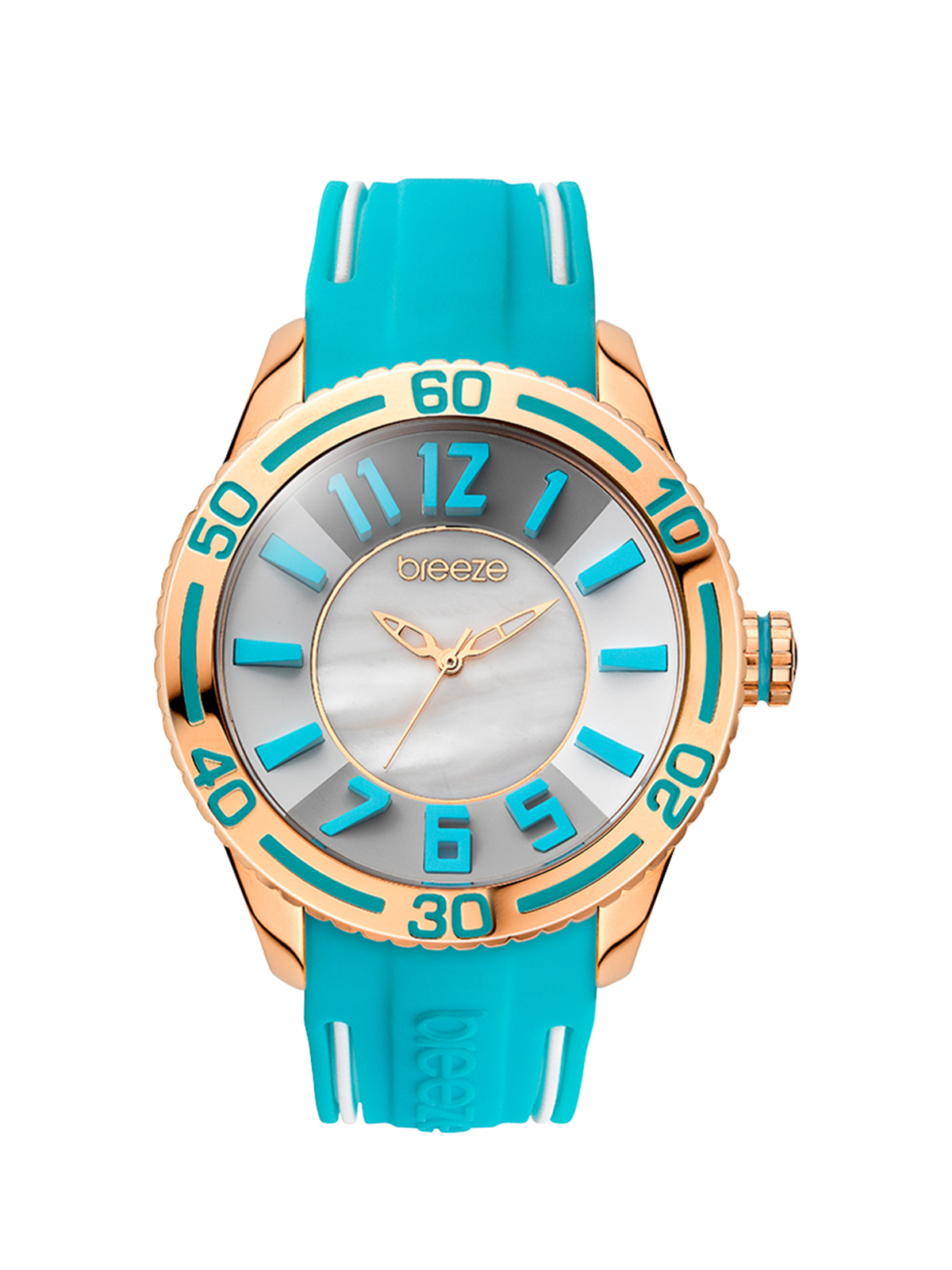 Ρολόι Miami Twist Light Blue Rubber Strap φωτογραφία
