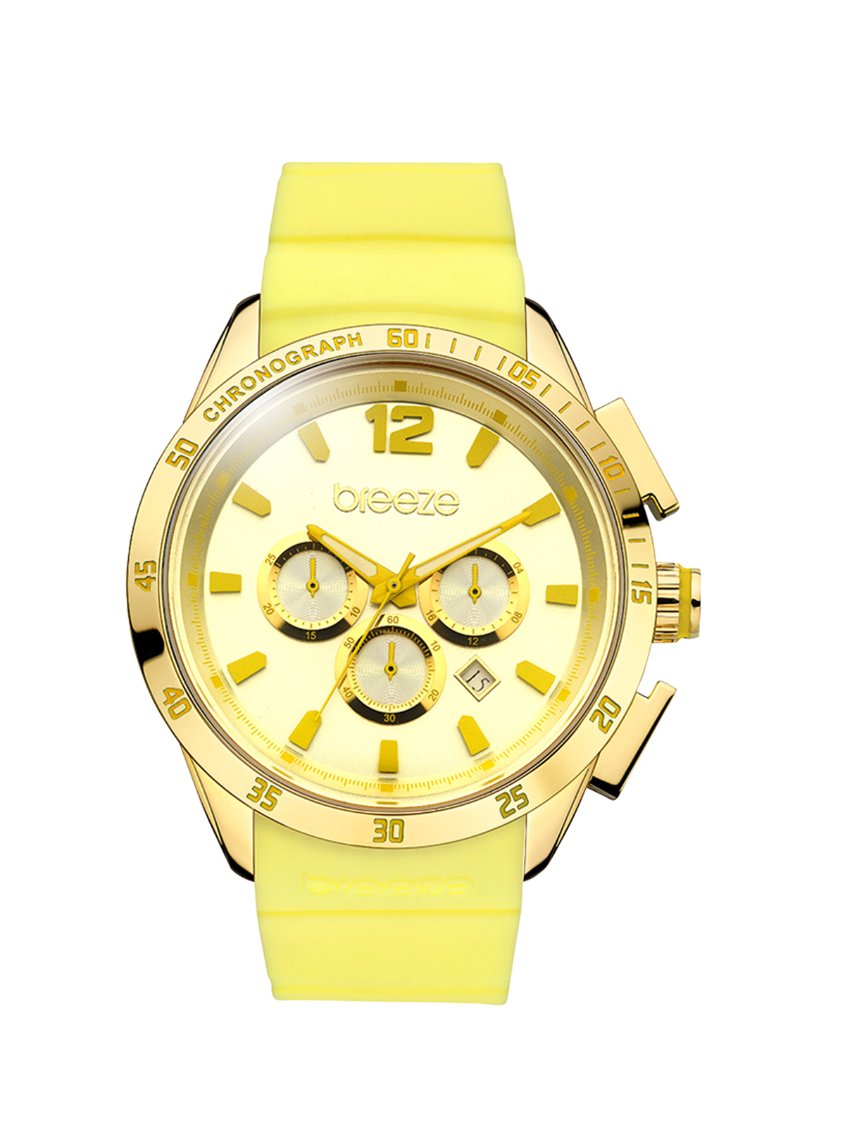 Ρολόι Popsicles Chrono Gold Yellow Rubber Strap φωτογραφία