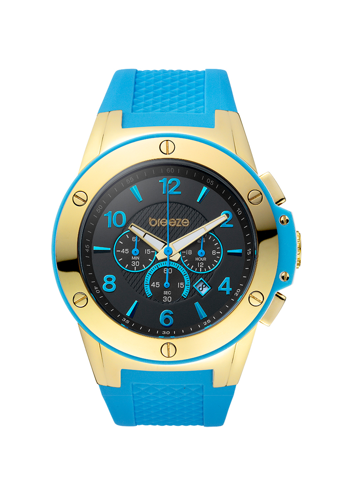 Ρολόι Cool Navy Chrono Blue Rubber Strap φωτογραφία