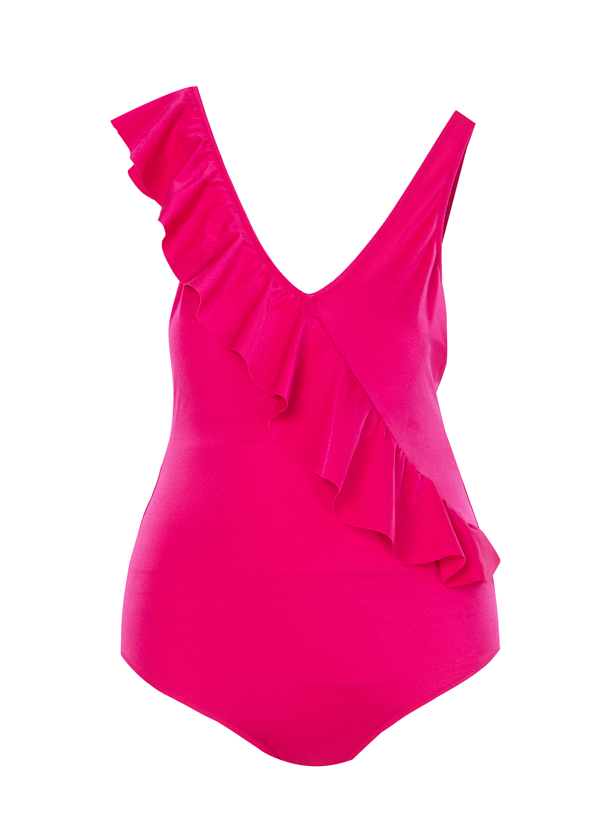 Ολόσωμο μαγιό με βολάν φωτογραφία