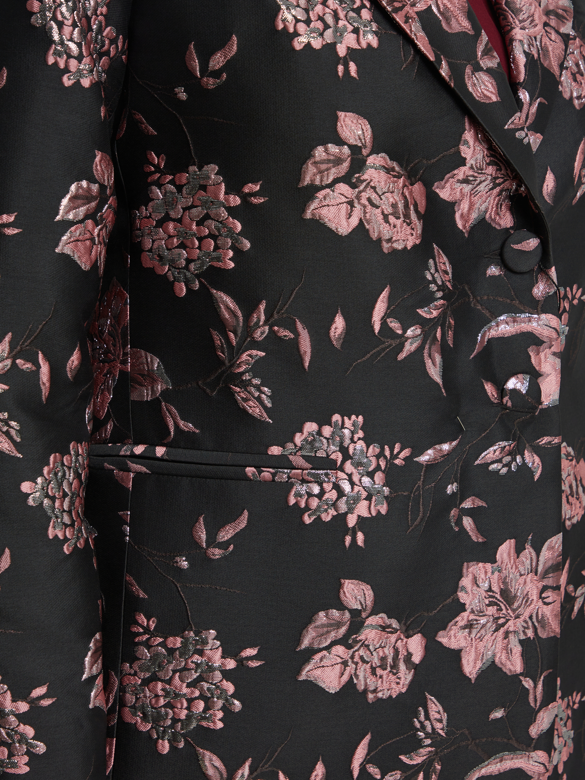 Ζακάρ σακάκι με φλοράλ σχέδιο φωτογραφία