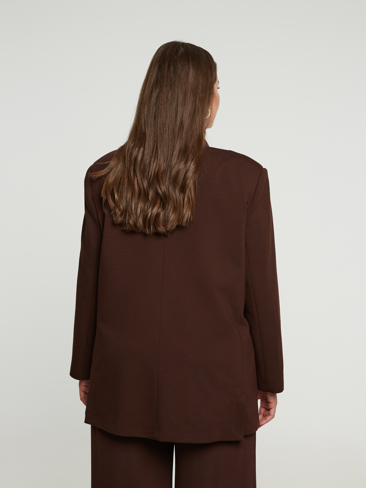 Σταυρωτό σακάκι με βισκόζη φωτογραφία