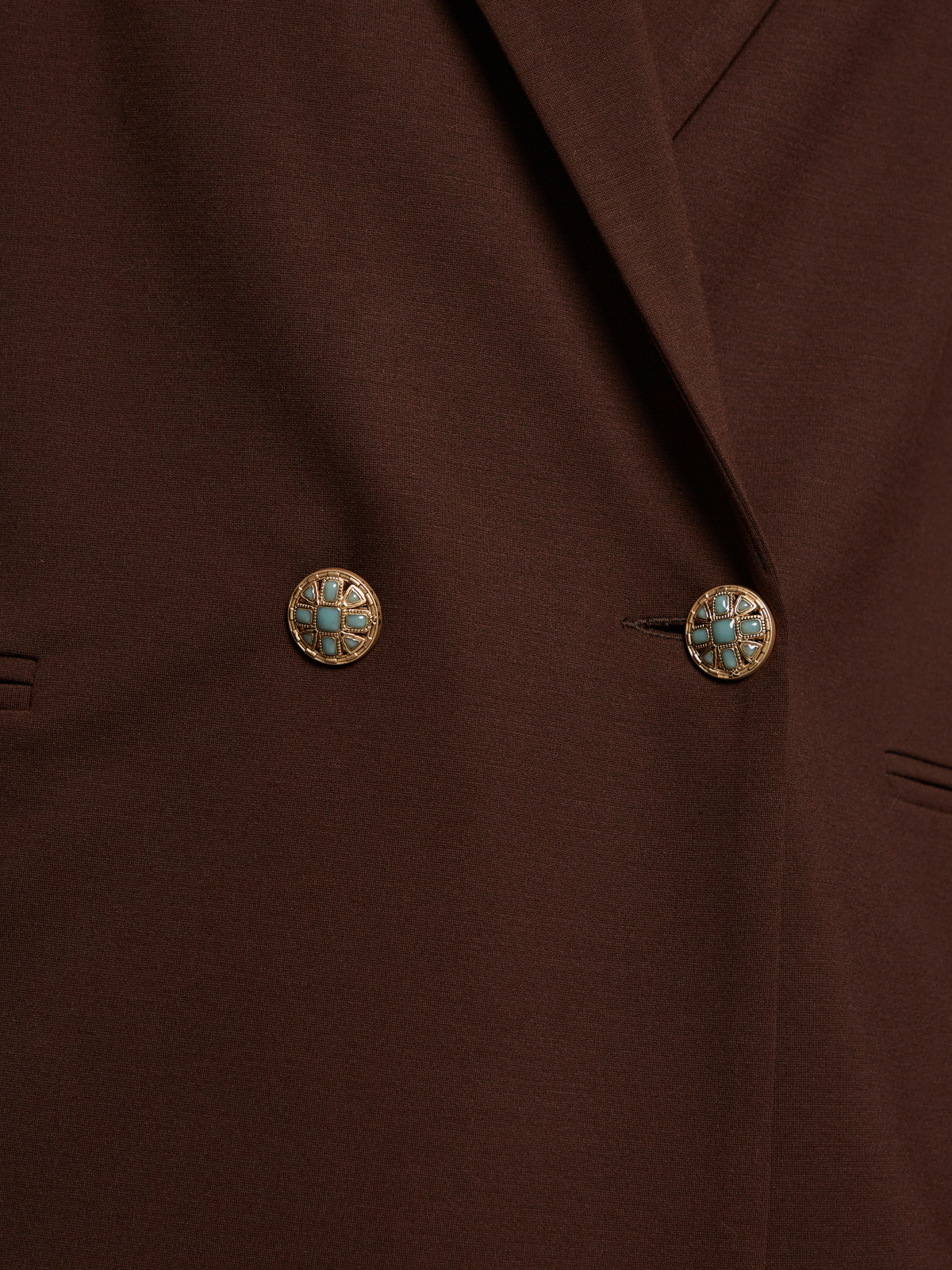 Σταυρωτό σακάκι με βισκόζη φωτογραφία