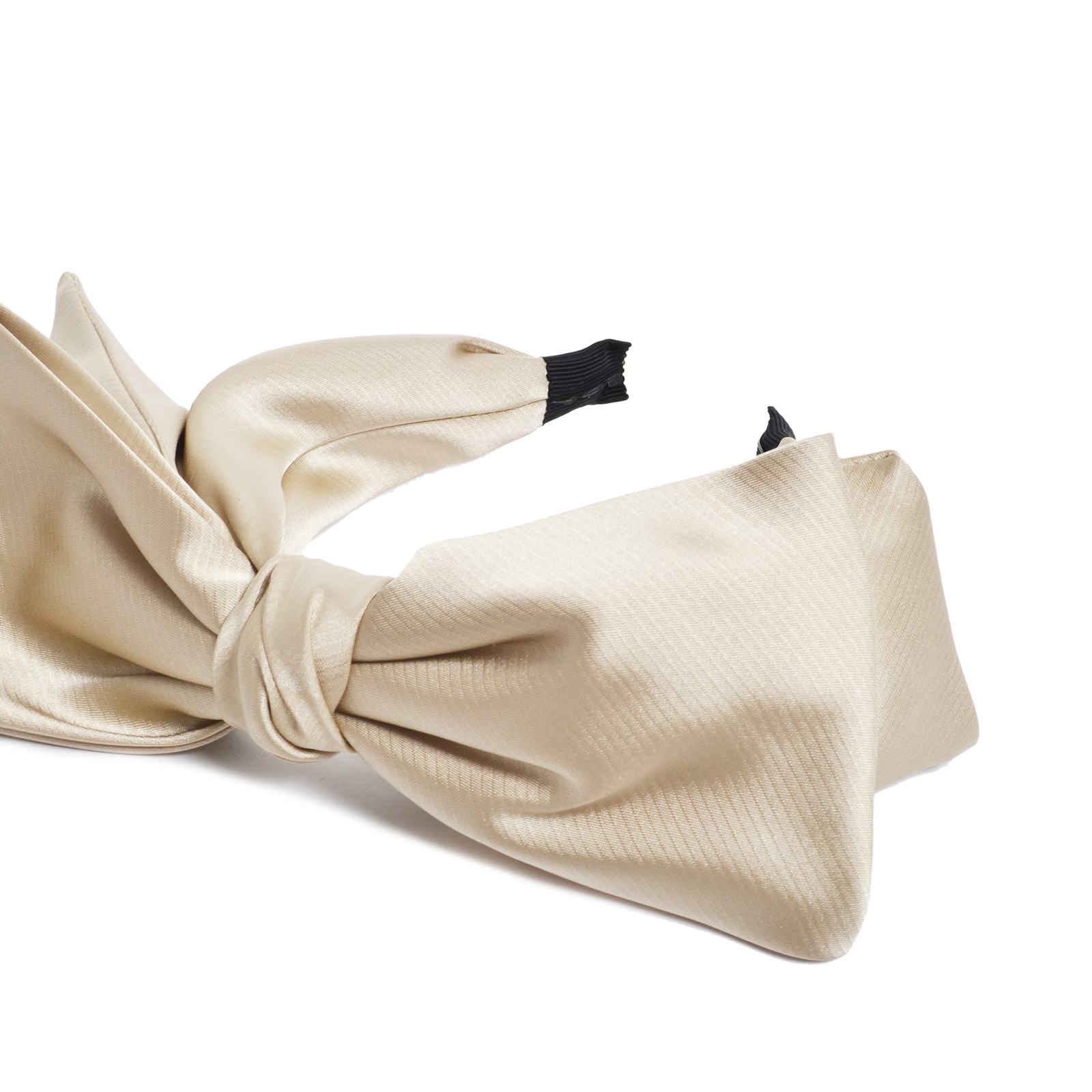 Satin bow headband