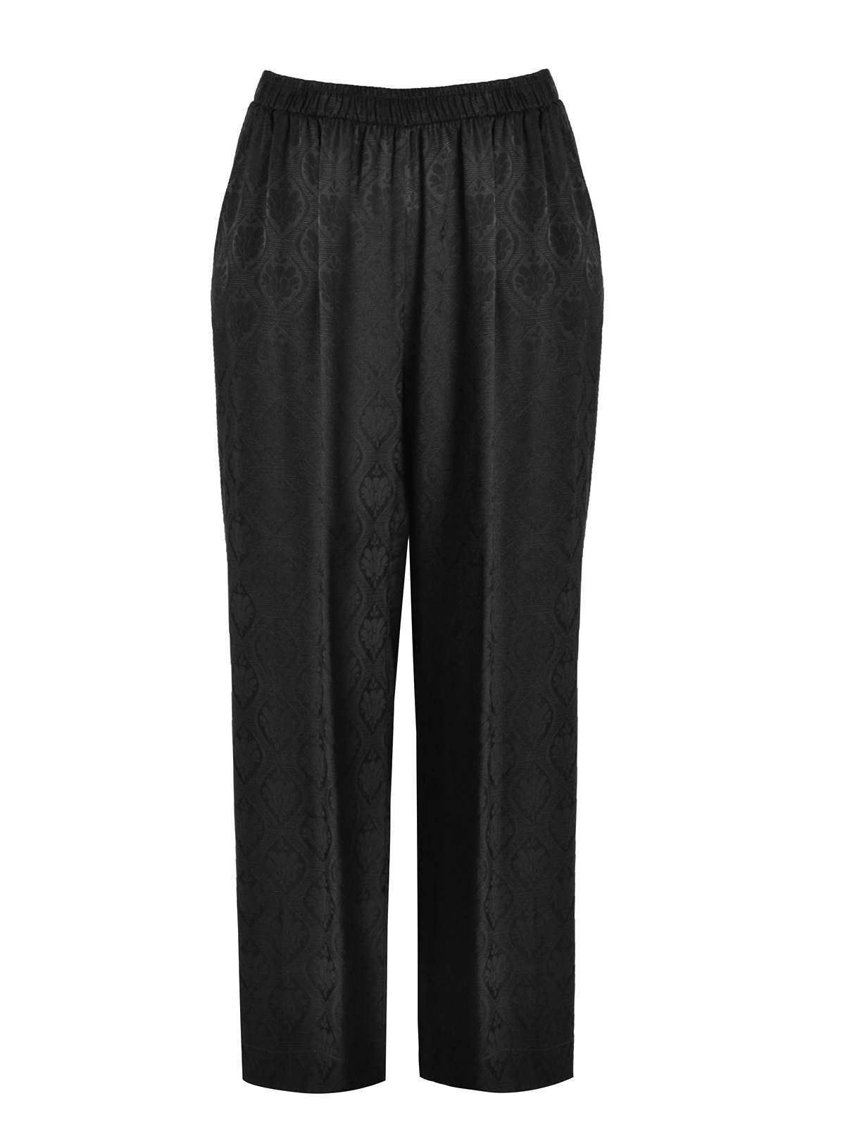 Σατέν παντελόνα με baroque print