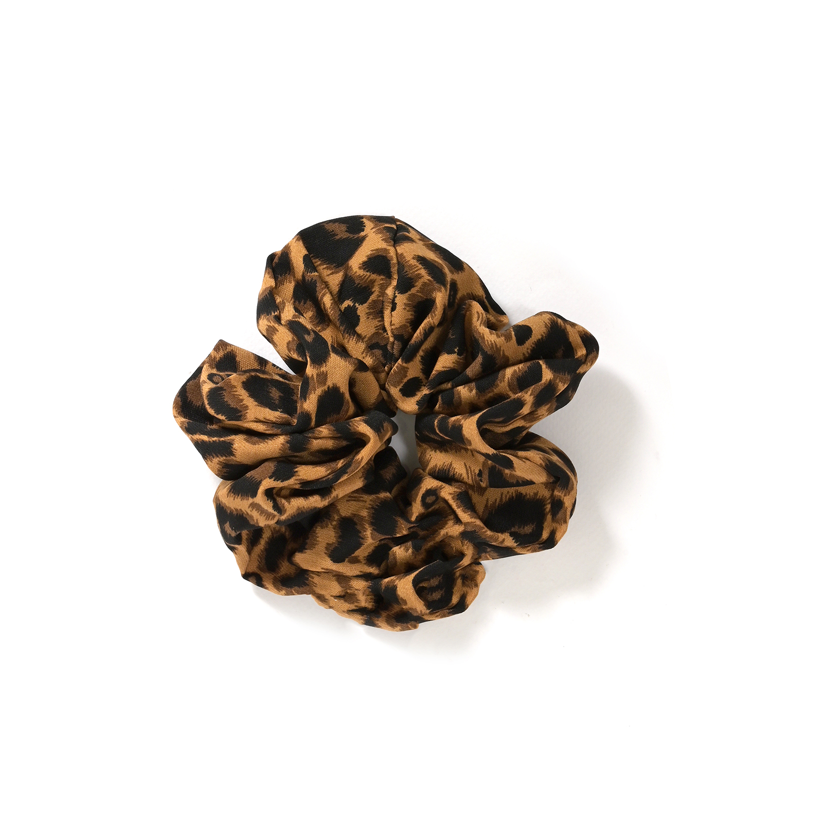 Animal print scrunchie