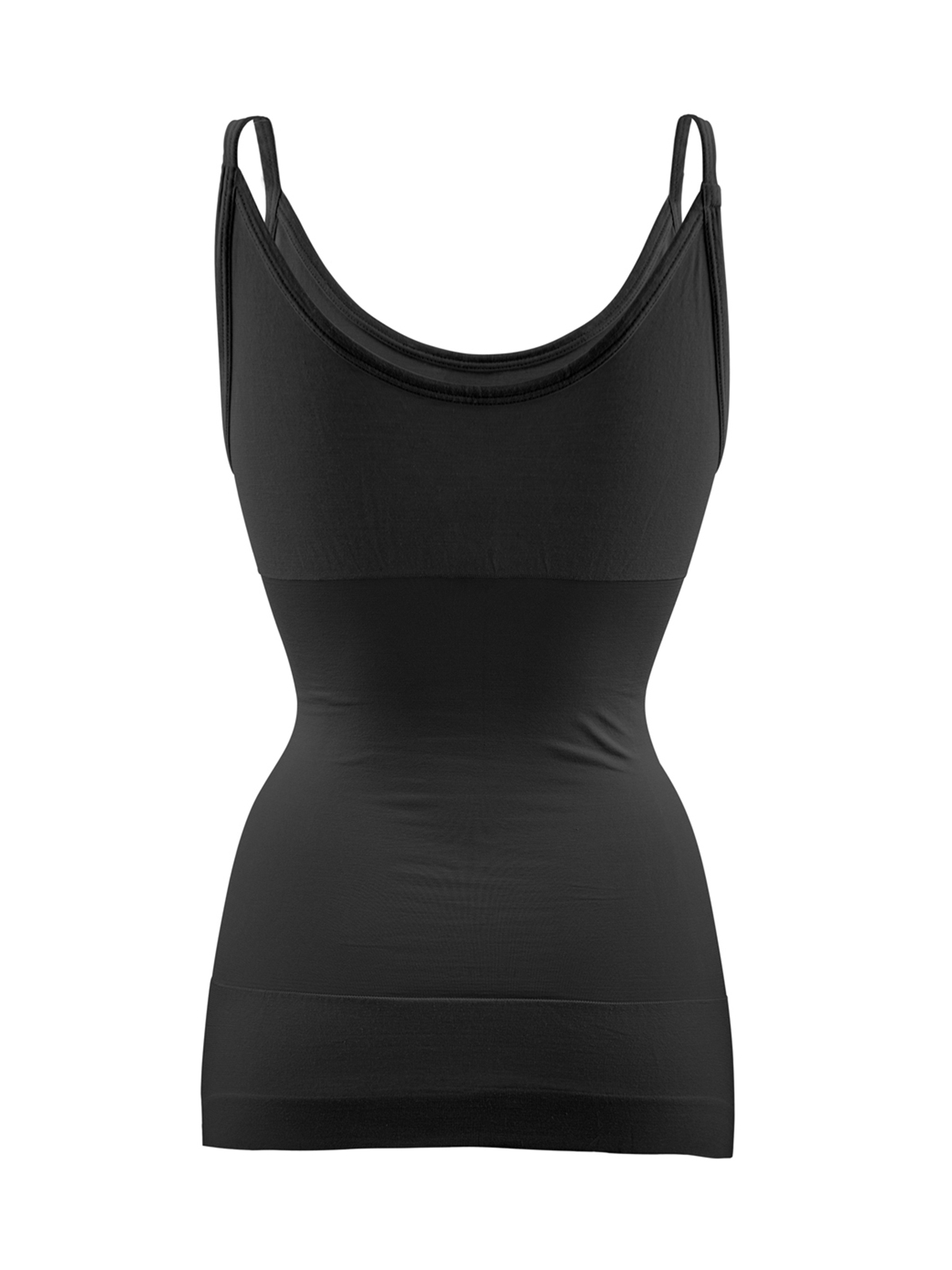 Shapewear αμάνικο τοπ σε μαύρο φωτογραφία