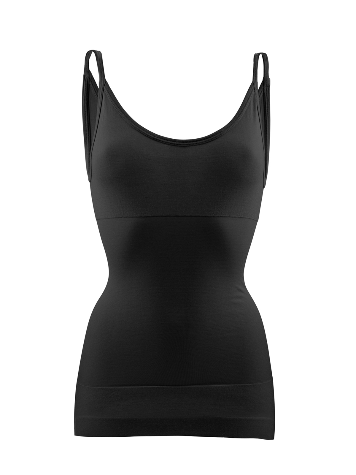 Shapewear αμάνικο τοπ σε μαύρο φωτογραφία