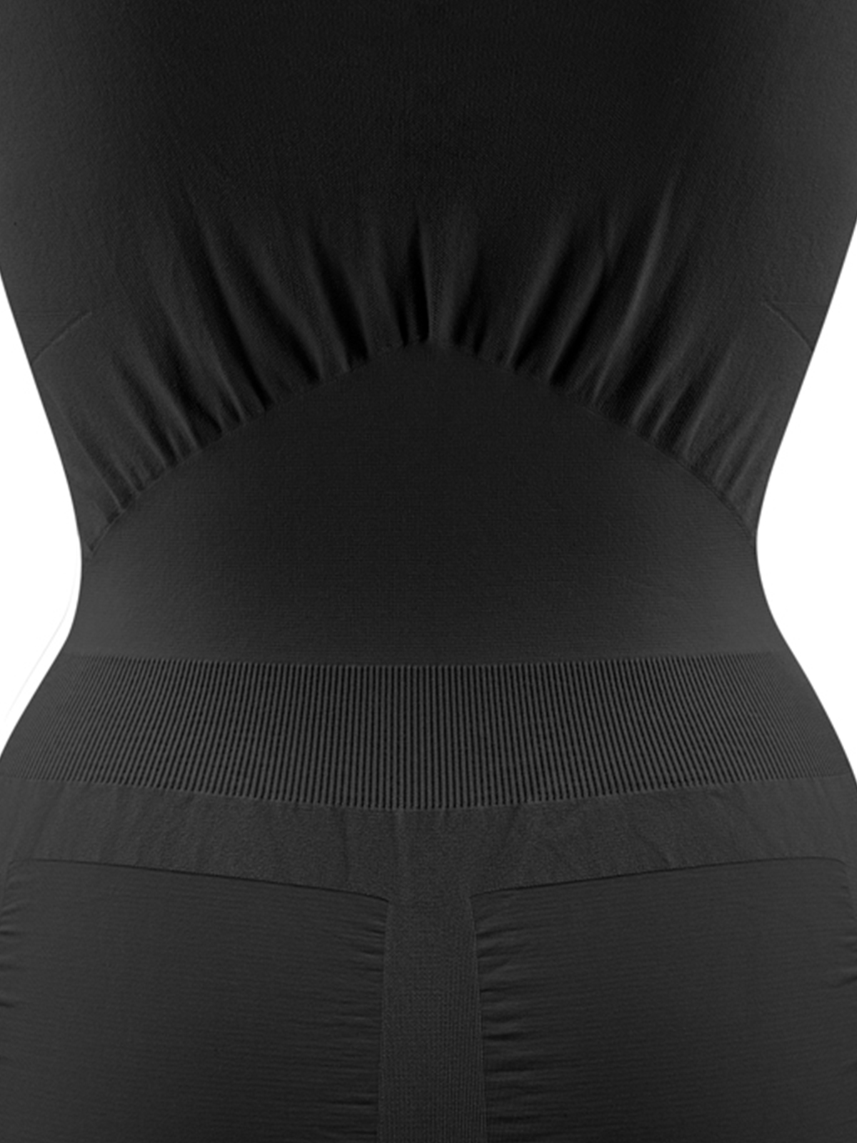 Shapewear αμάνικο φόρεμα σε μαύρο φωτογραφία