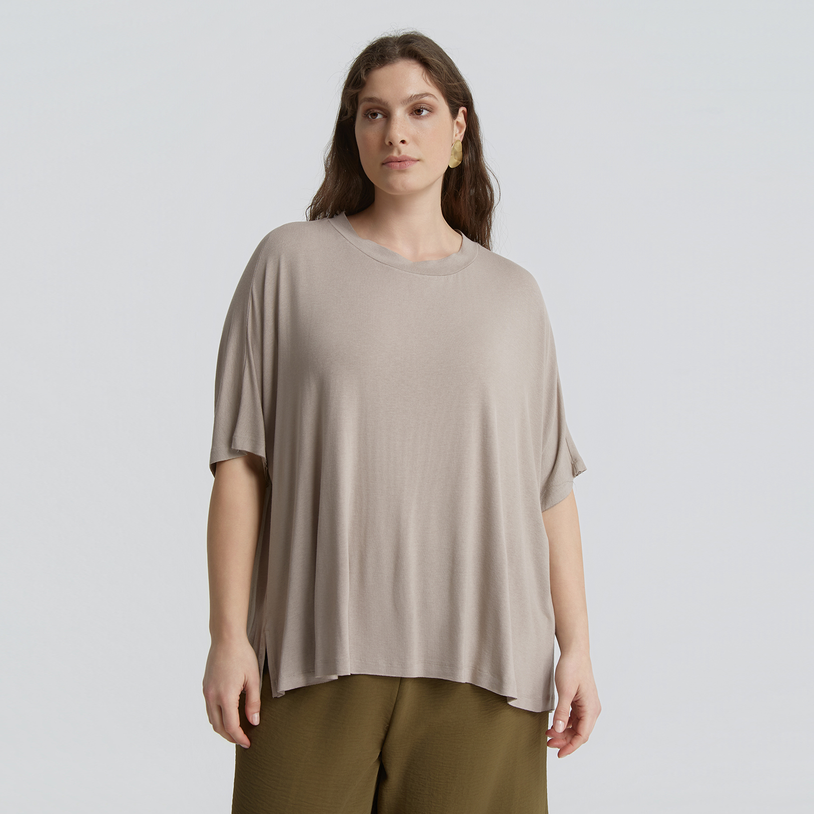 MAT FASHION Κοντομάνικο t-shirt βισκόζη