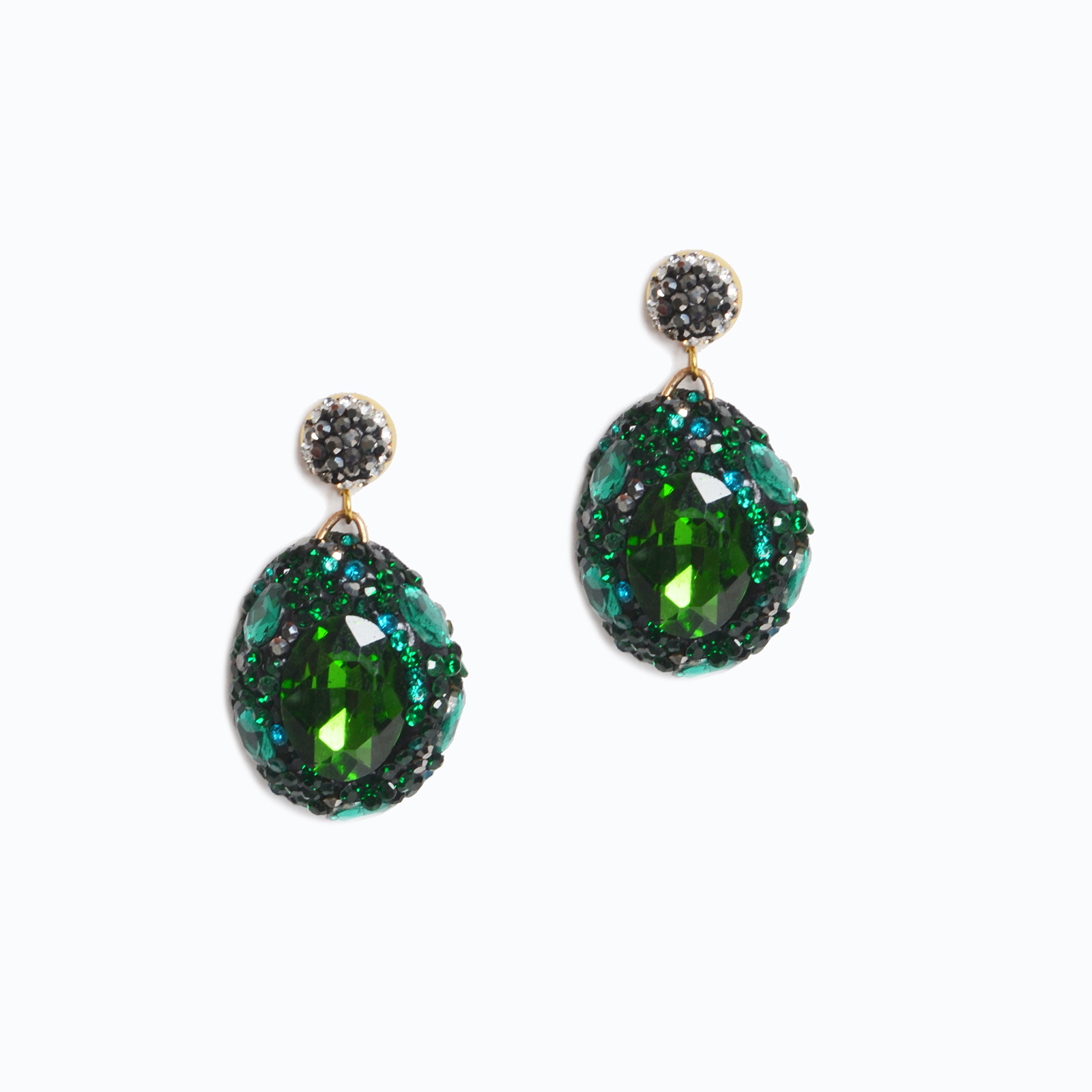 Κρεμαστά σκουλαρίκια με κρυστάλλους