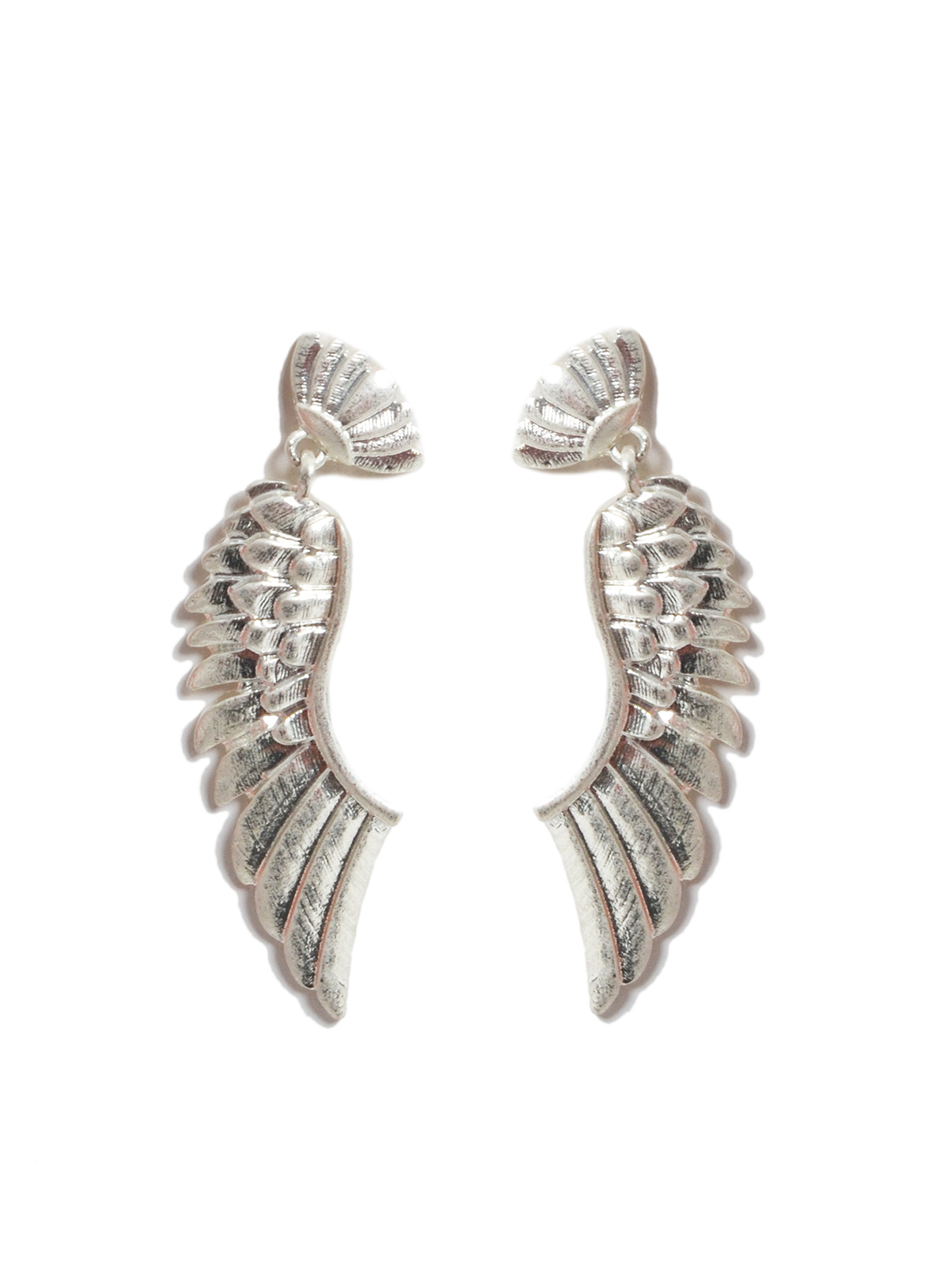 Σκουλαρίκια σε σχήμα φτερών αγγέλου φωτογραφία