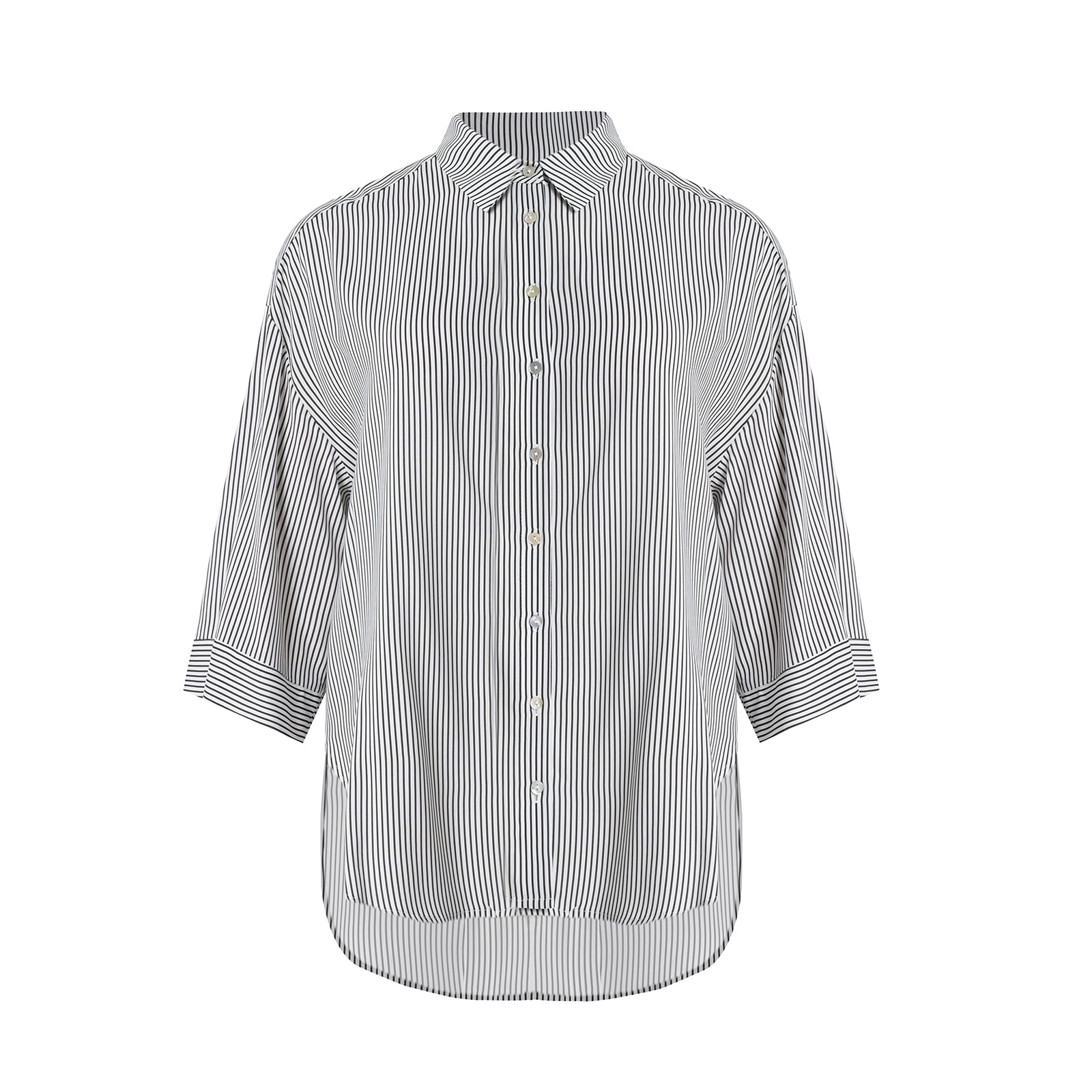 MAT FASHION Ριγέ πουκάμισο βισκόζη