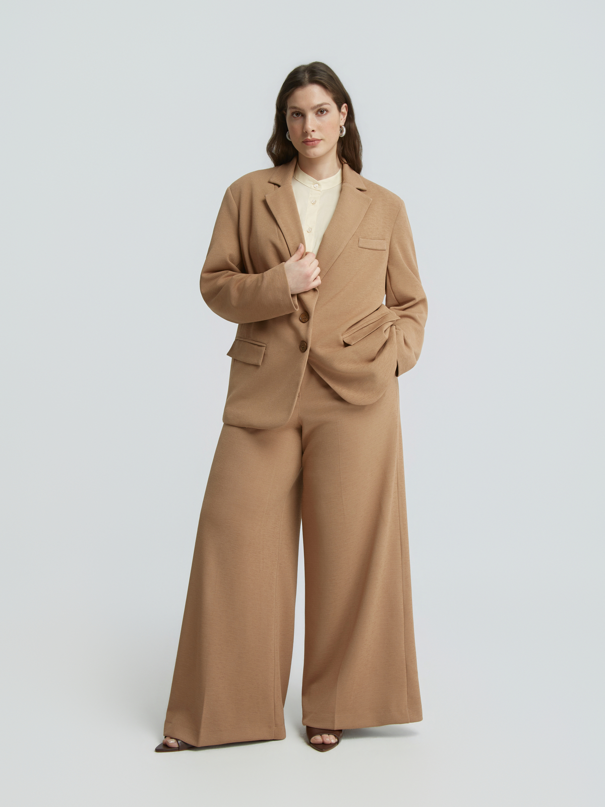 Structured σακάκι με κουμπιά φωτογραφία