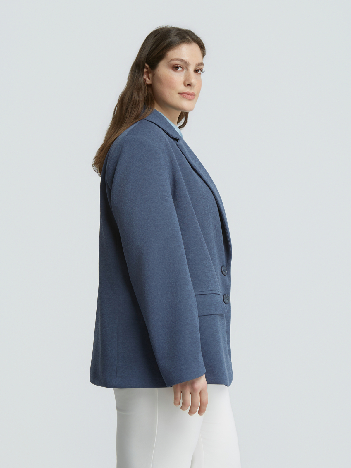 Structured σακάκι με κουμπιά φωτογραφία