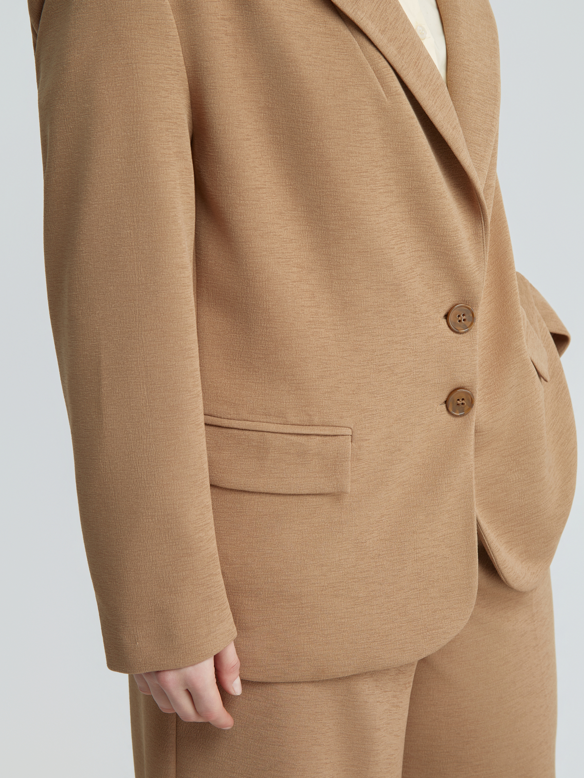 Structured σακάκι με κουμπιά φωτογραφία