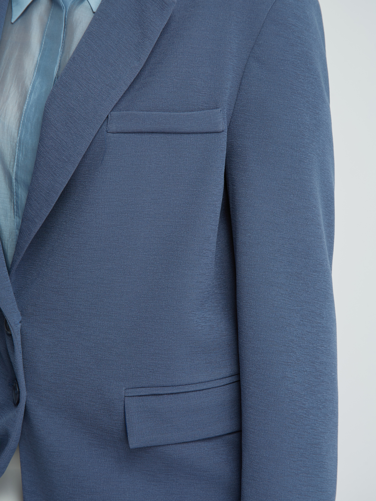 Structured σακάκι με κουμπιά φωτογραφία