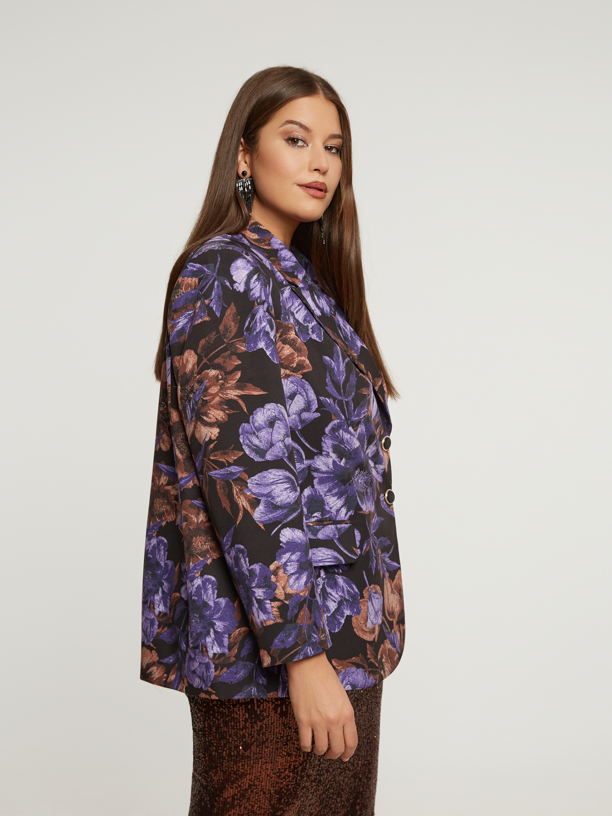 Σακάκι με φλοράλ σχέδιο φωτογραφία