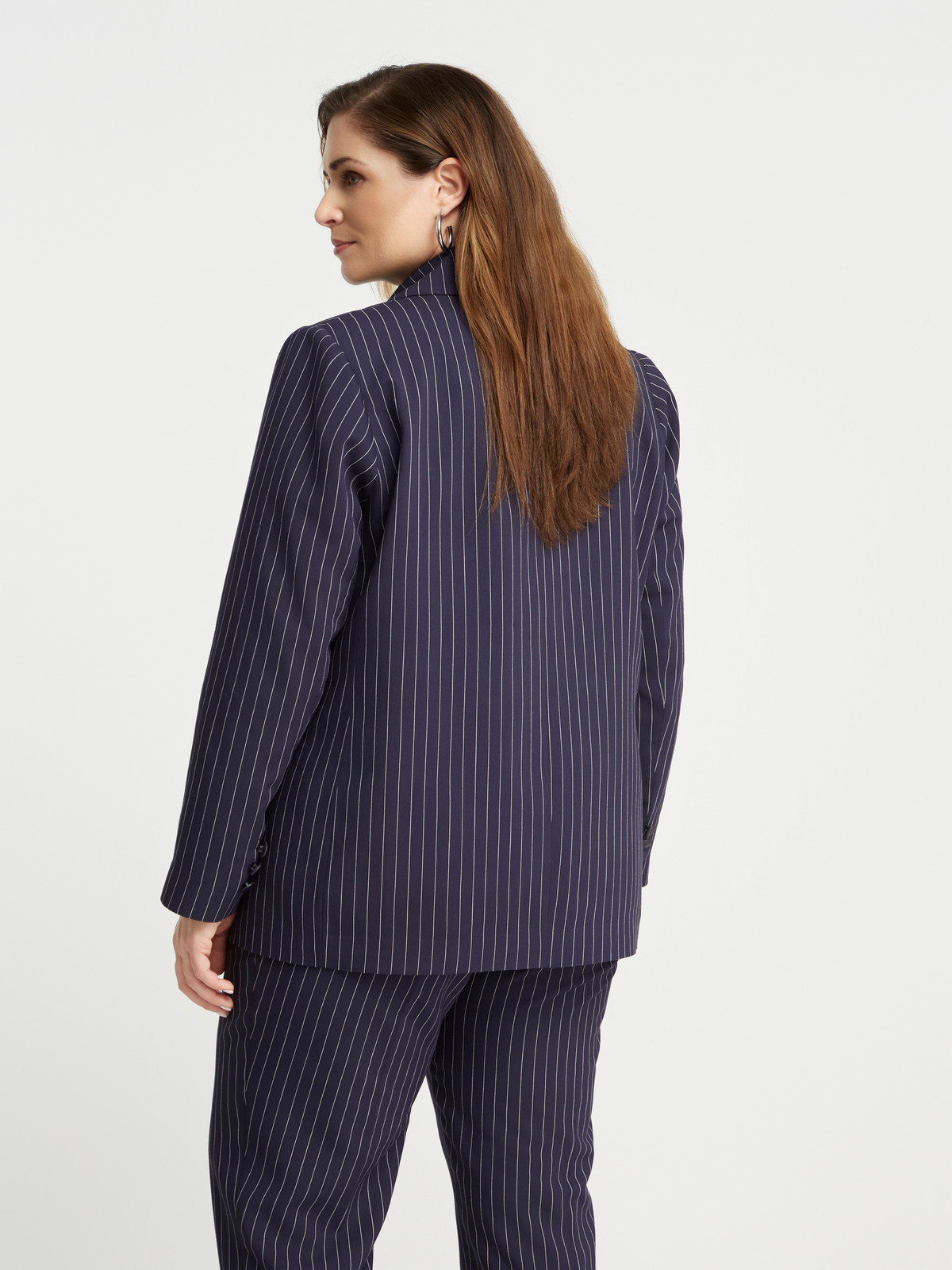 Tailored σακάκι με ριγέ μοτίβο φωτογραφία