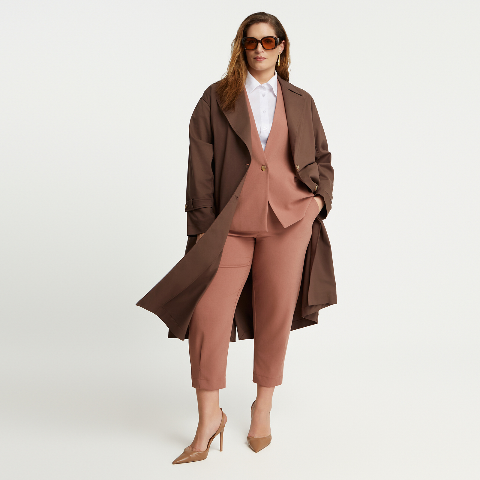 MAT FASHION Tailored γιλέκο με κουμπί