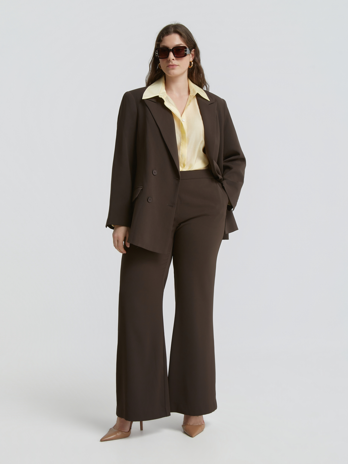 Wide-leg παντελόνι φωτογραφία