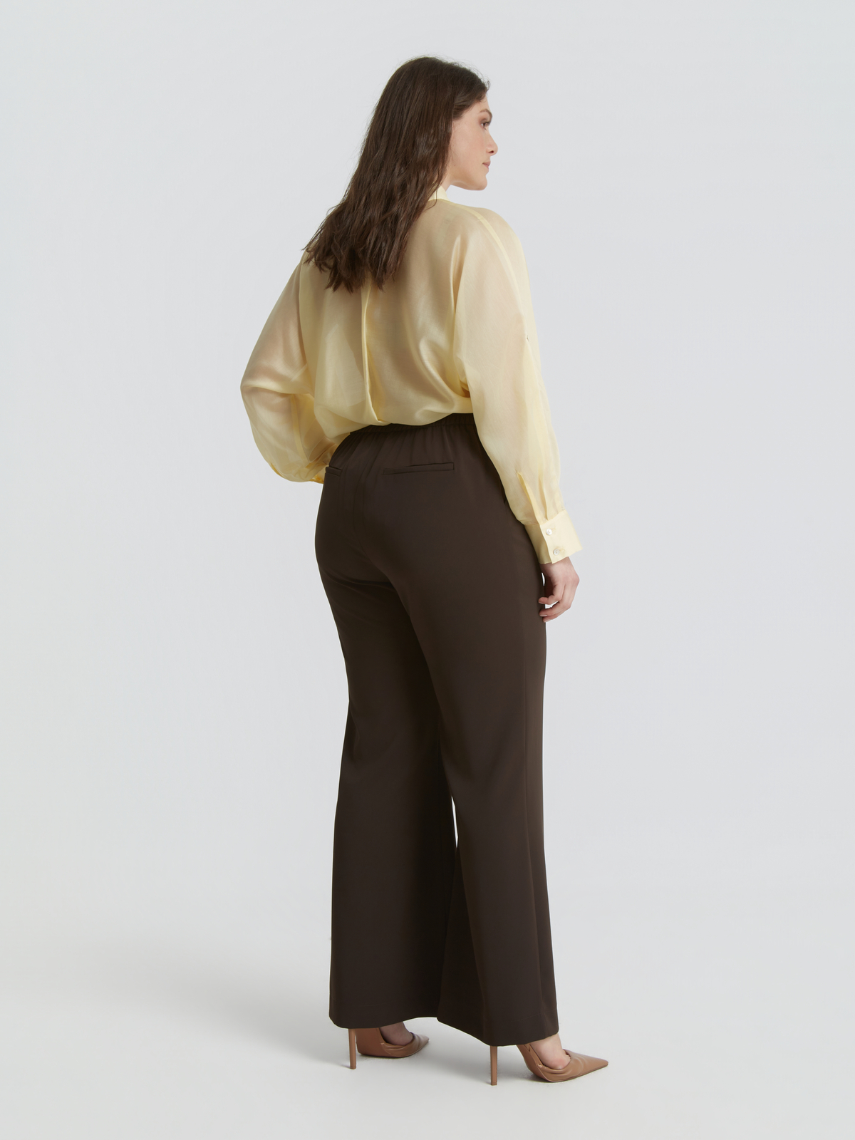 Wide-leg παντελόνι φωτογραφία