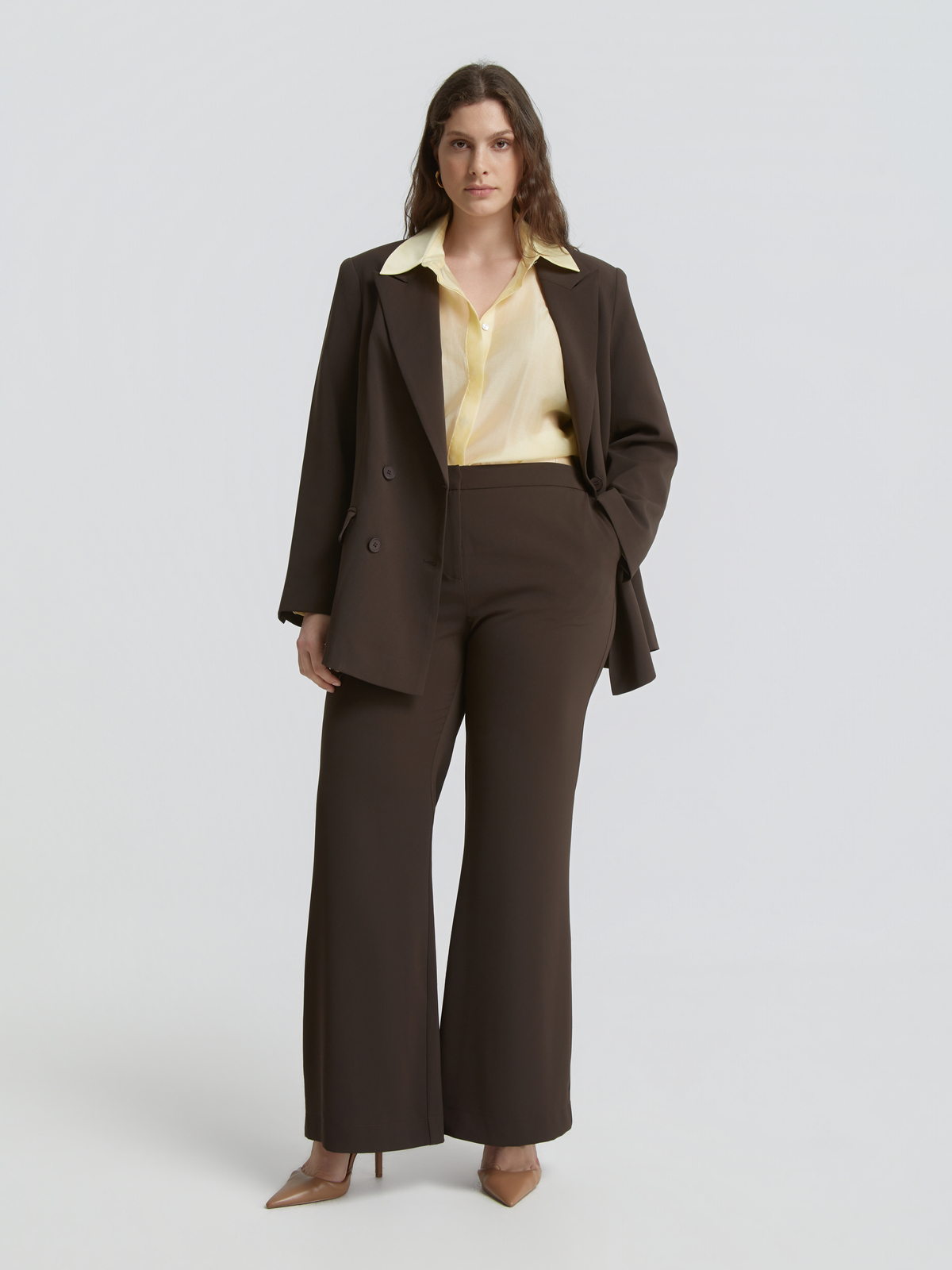 Wide-leg παντελόνι φωτογραφία